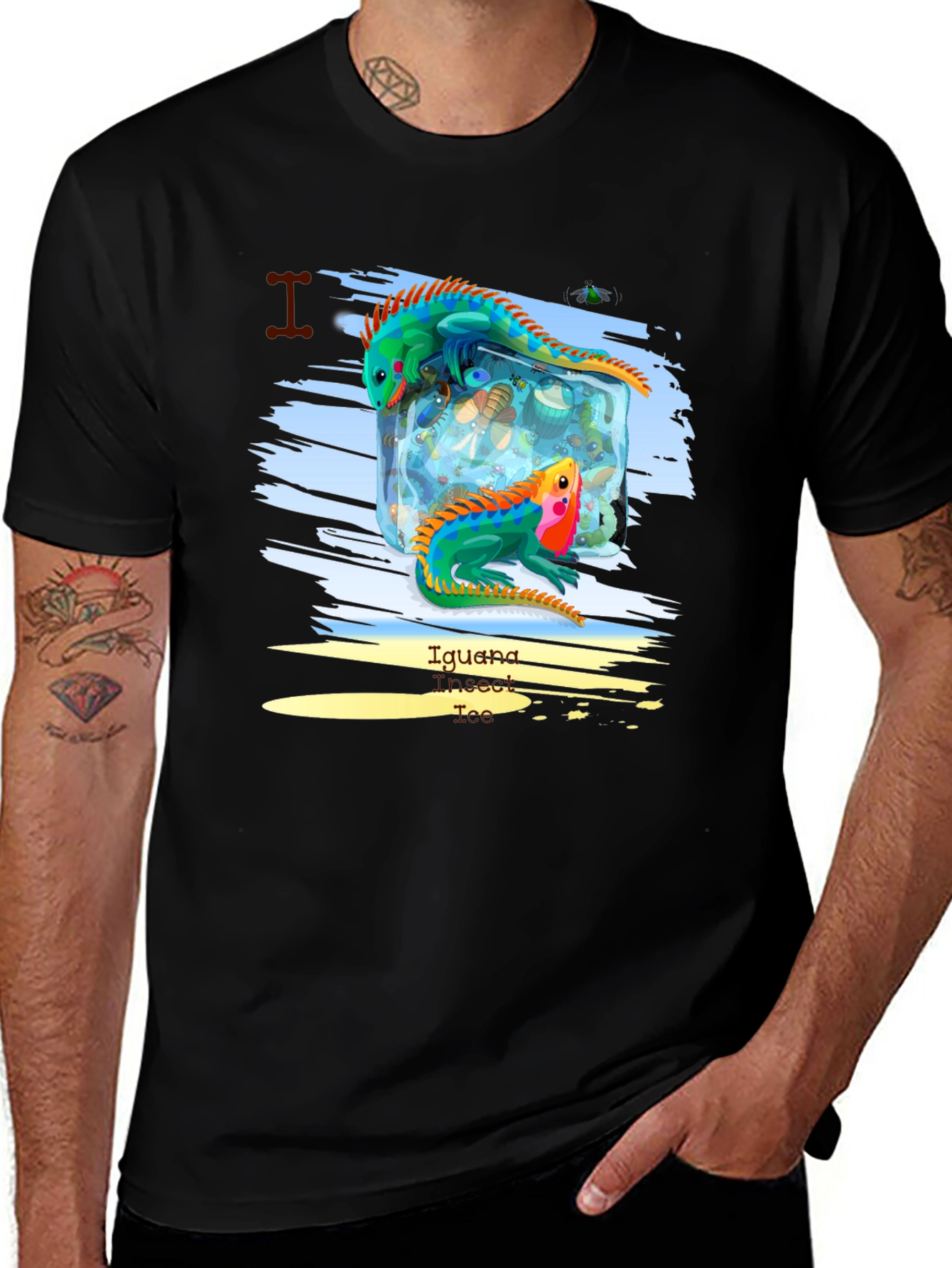 Iguana Insect Taco T-Shirt