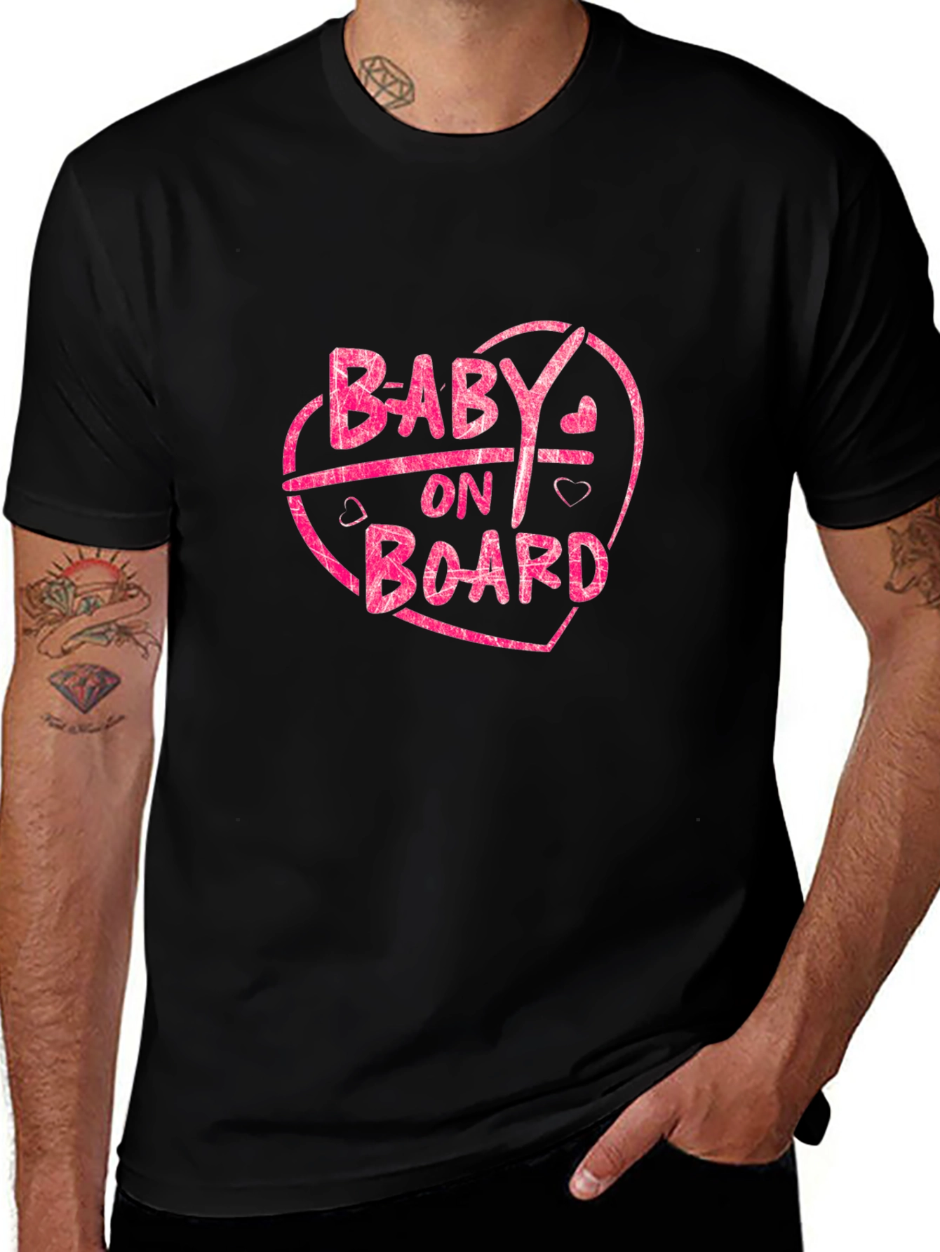 Baby On Board T-Shirt - Pregnancy Announcement