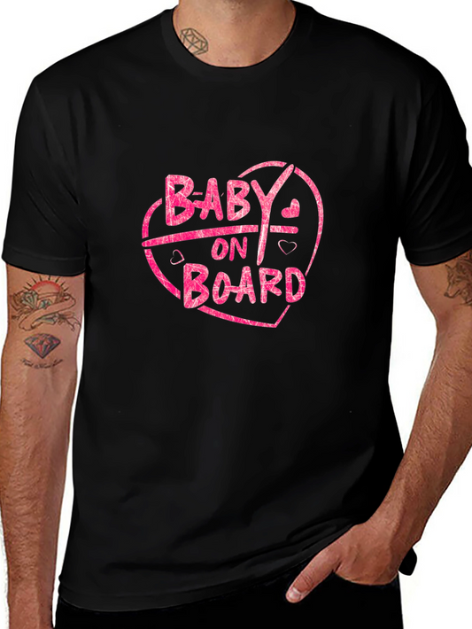 Baby On Board T-Shirt - Pregnancy Announcement