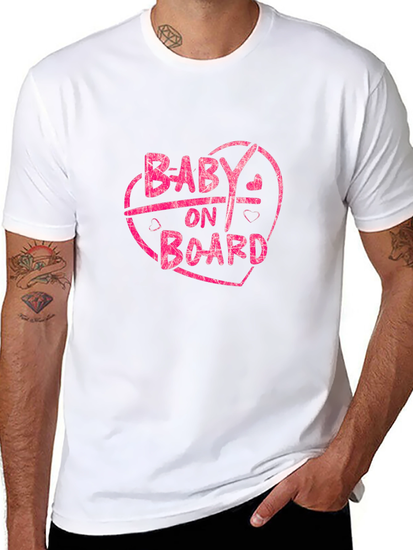 Baby On Board T-Shirt - Pregnancy Announcement