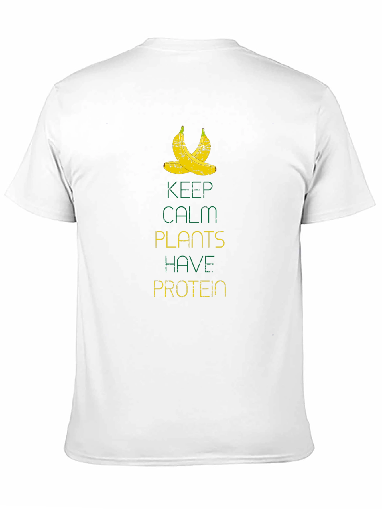 Keep Calm Plants Have Protein Graphic T-Shirt