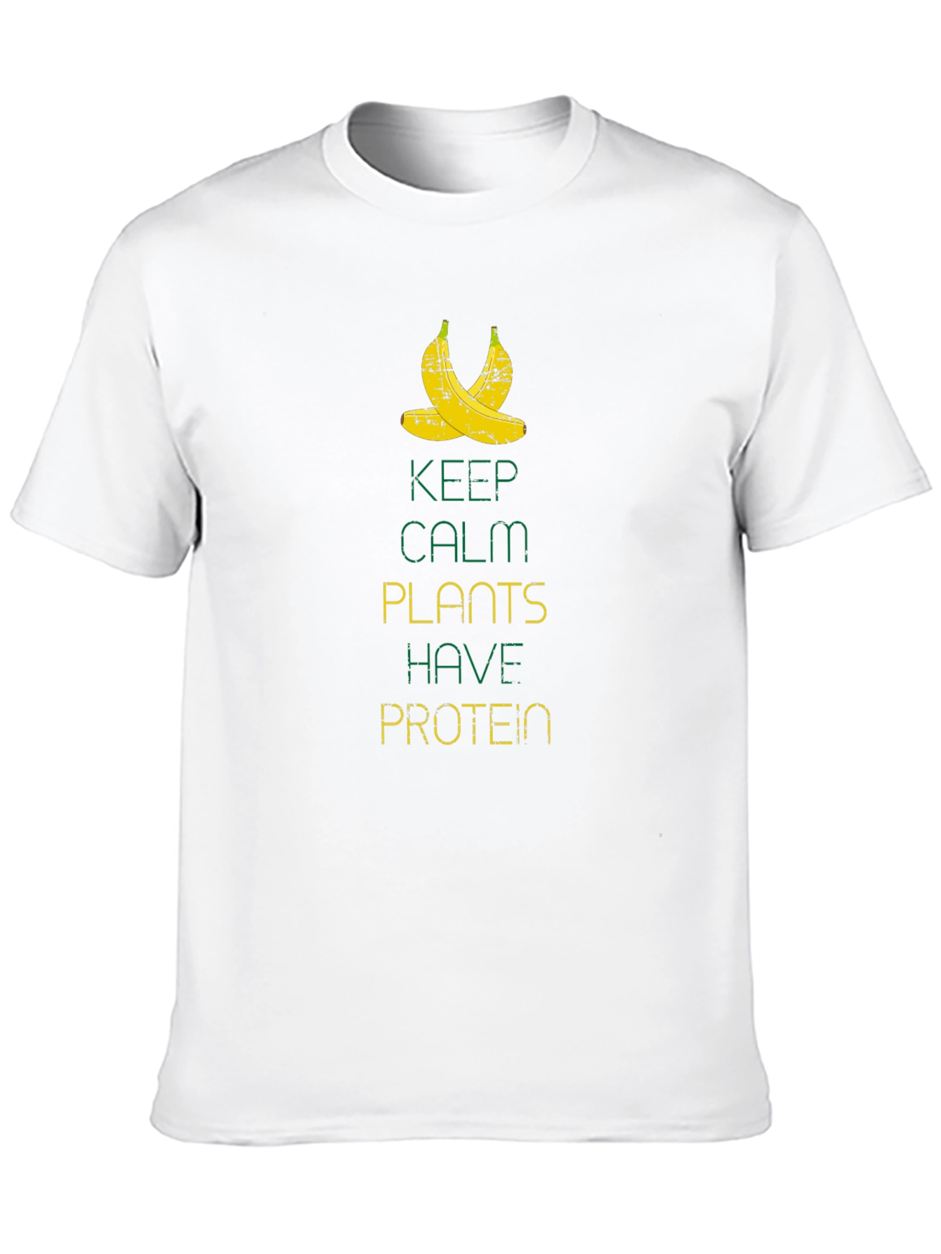 Keep Calm Plants Have Protein Graphic T-Shirt
