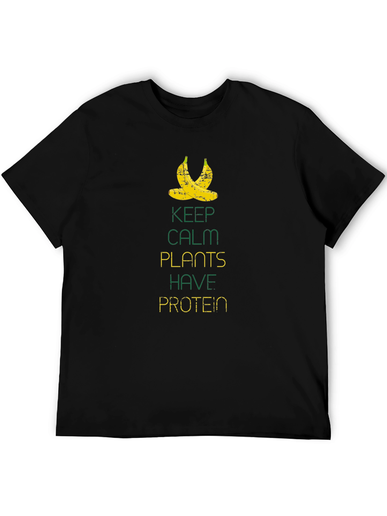 Keep Calm Plants Have Protein Graphic T-Shirt