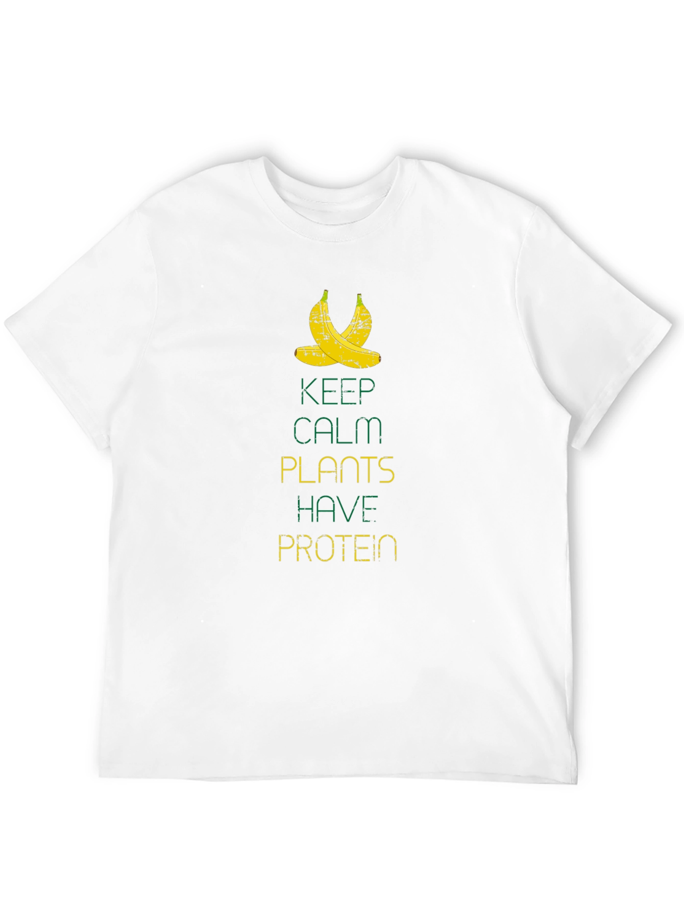 Keep Calm Plants Have Protein Graphic T-Shirt