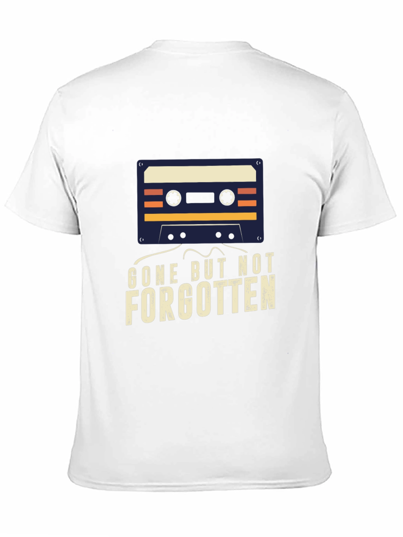 Gone But Not Forgotten Cassette Tape Graphic Tee