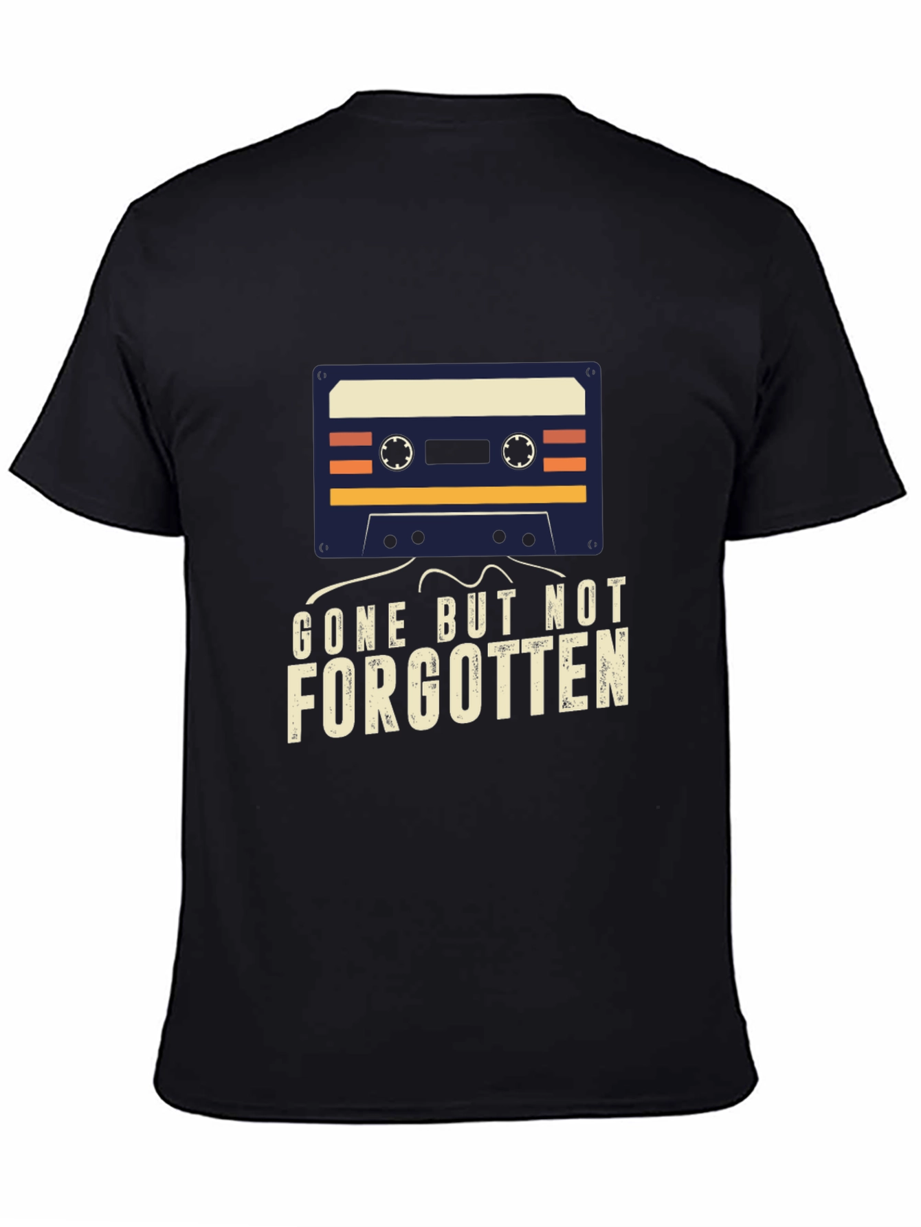 Gone But Not Forgotten Cassette Tape Graphic Tee