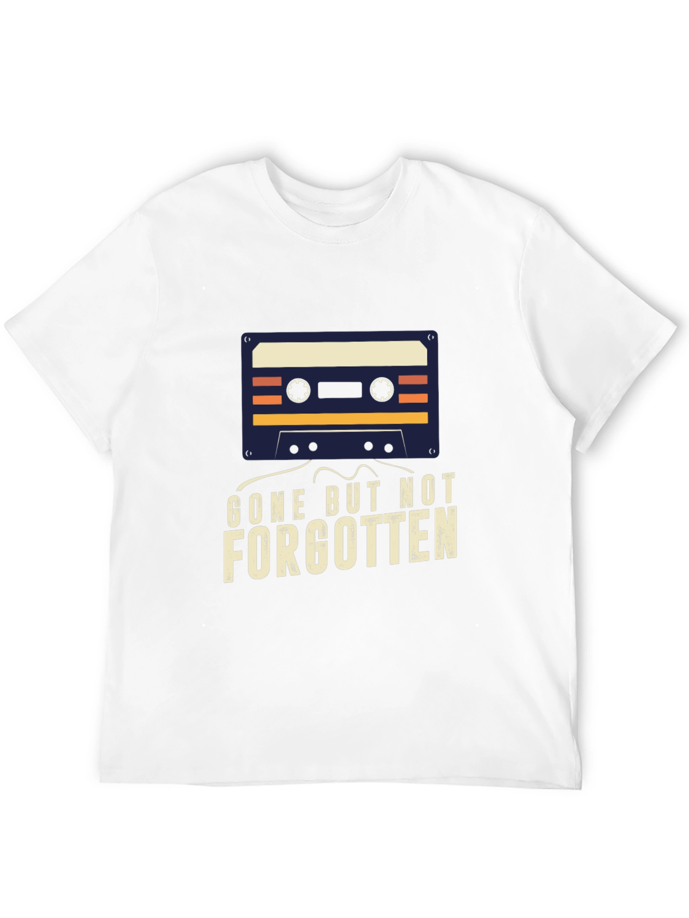 Gone But Not Forgotten Cassette Tape Graphic Tee