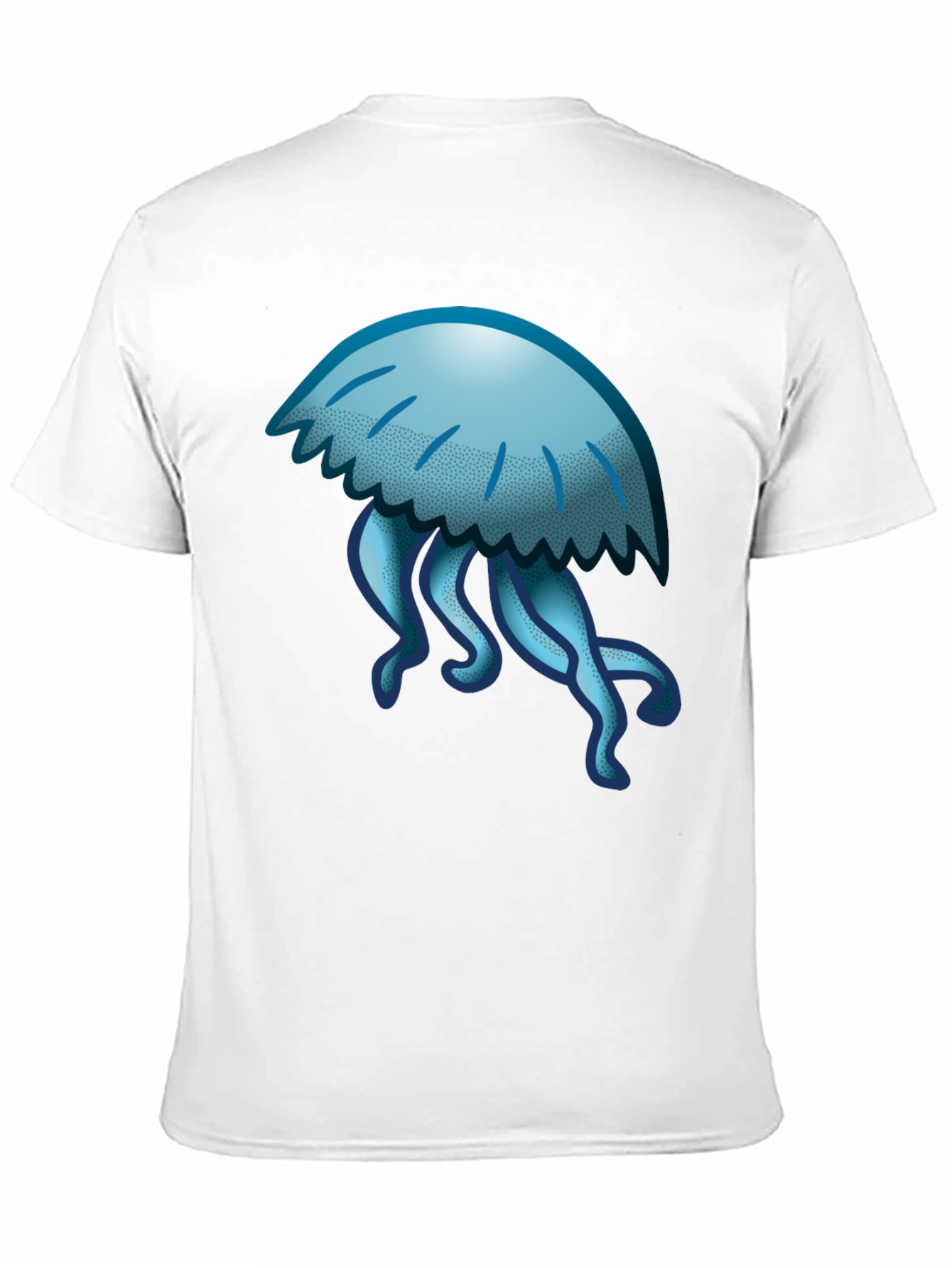 Jellyfish Graphic Tee - Casual Black T-Shirt