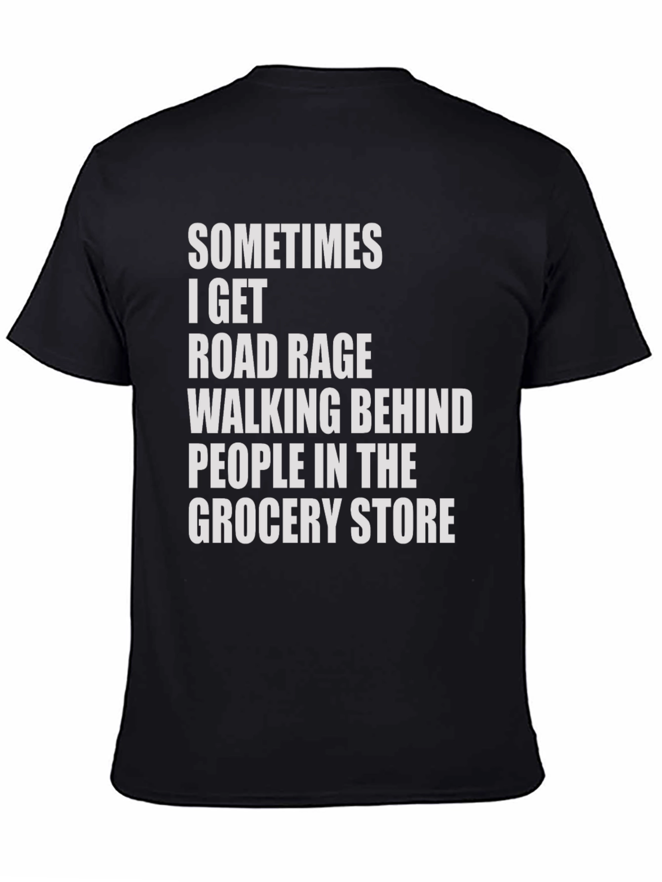 Road Rage Grocery Store Humor Tee