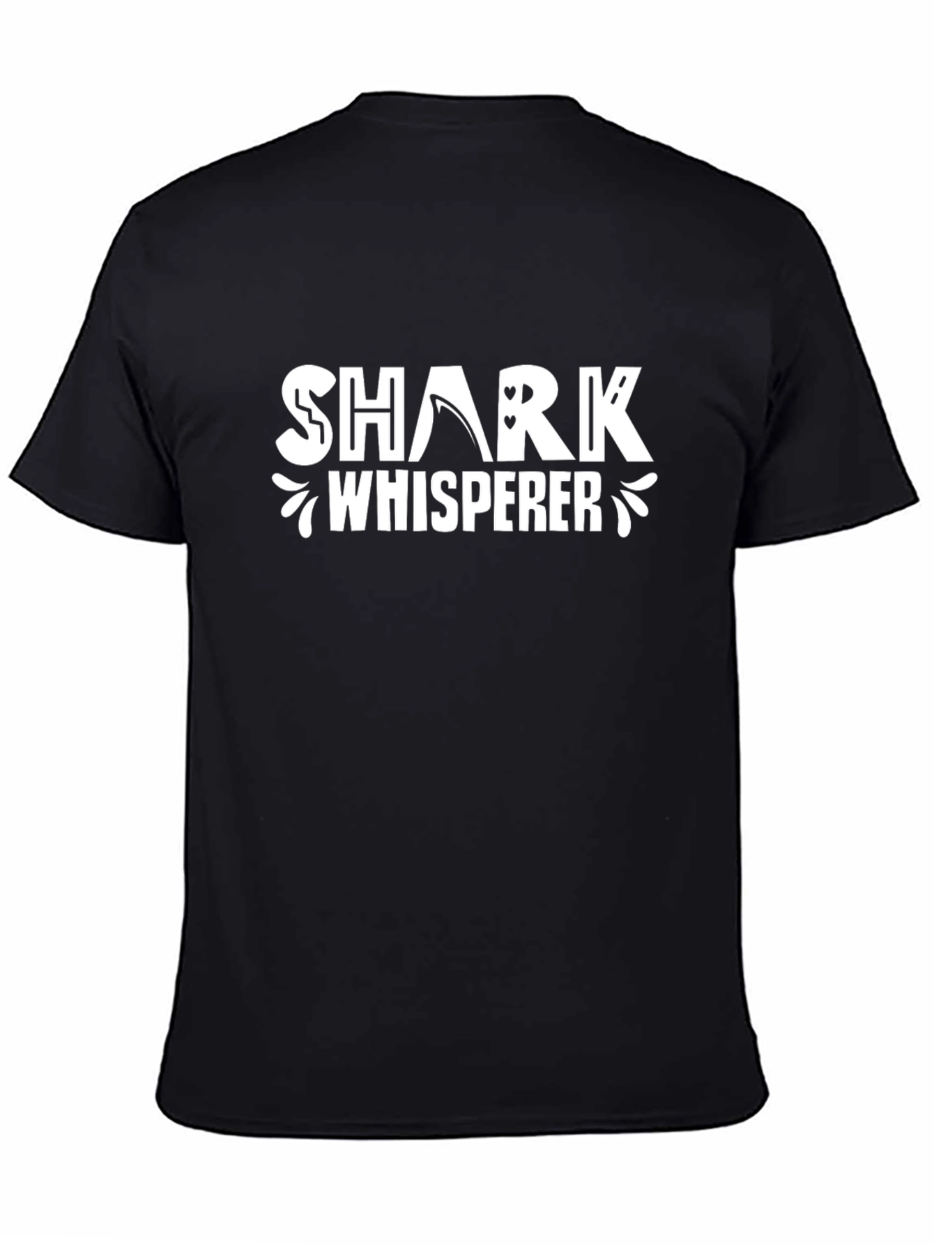 Shark Whisperer Graphic T-Shirt - Black