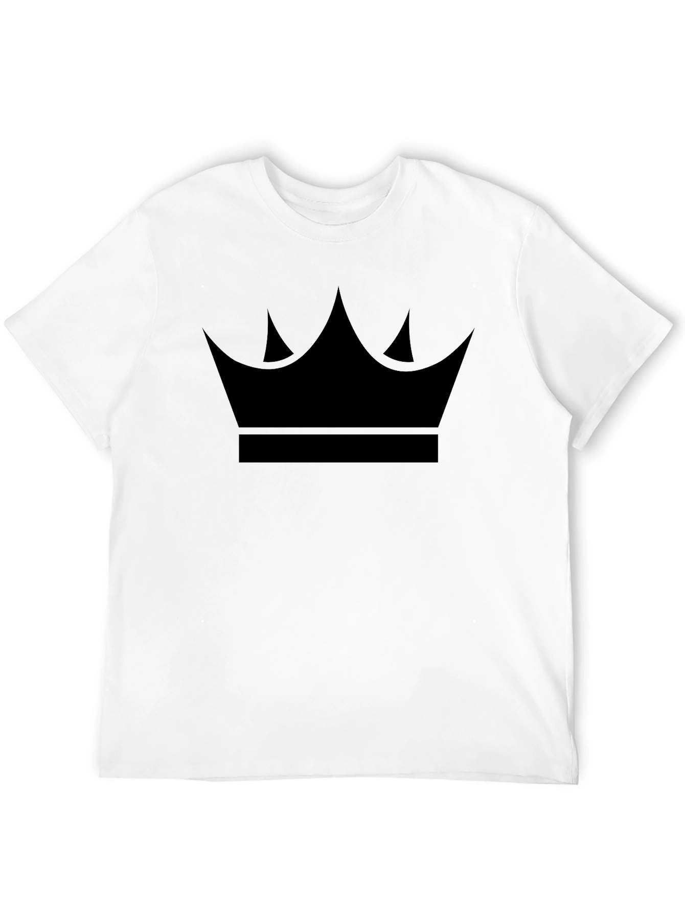 Crown Graphic T-Shirt - Casual Cotton Tee