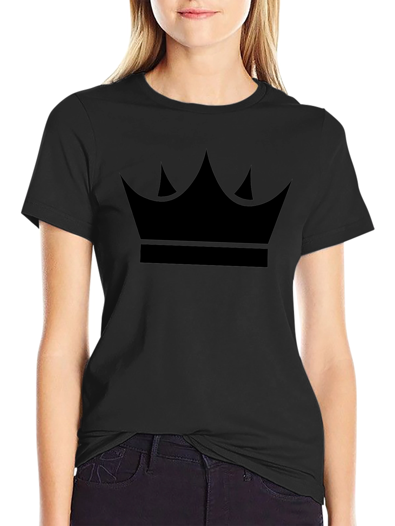 Crown Graphic T-Shirt - Casual Cotton Tee