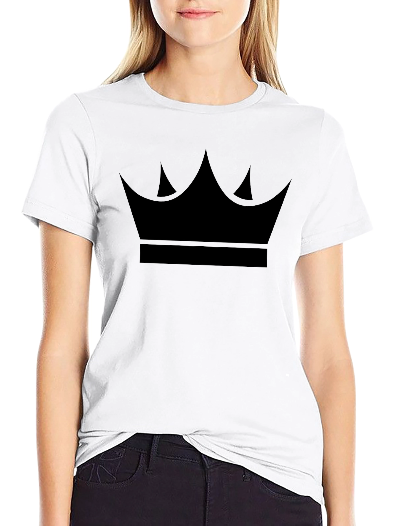 Crown Graphic T-Shirt - Casual Cotton Tee