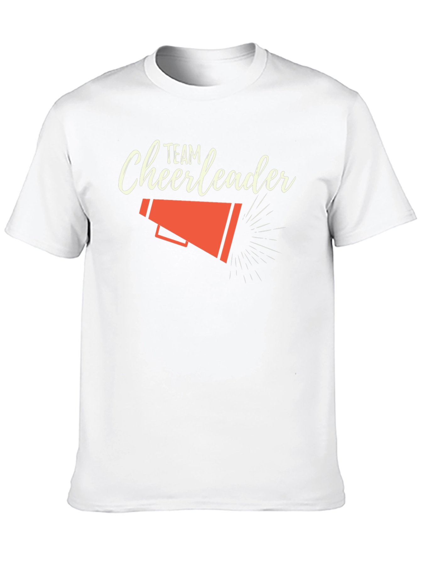 Team Cheerleader Graphic Tee - Black