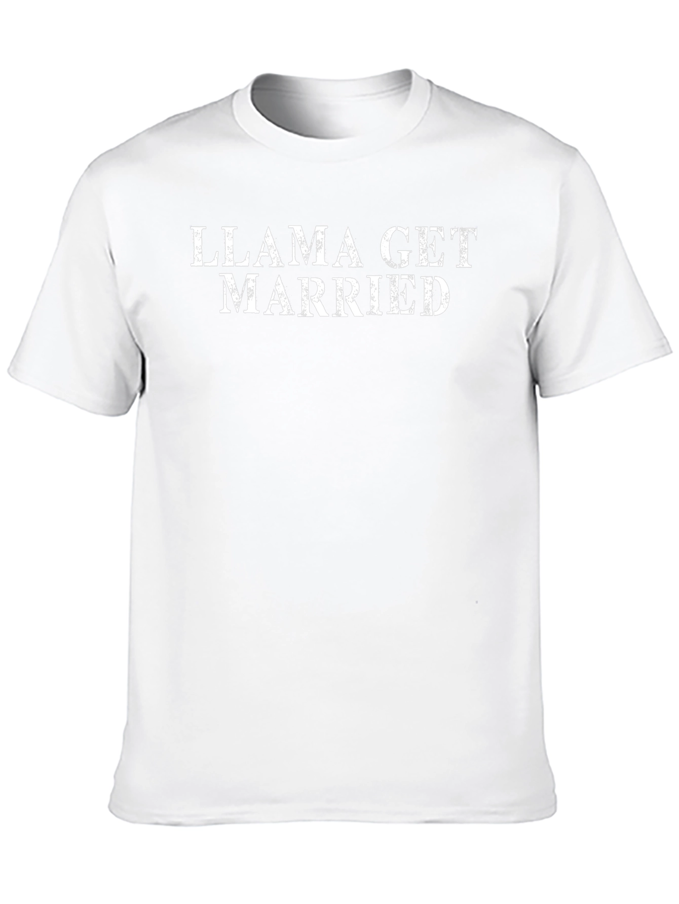Llama Get Married T-Shirt - Funny Wedding Tee