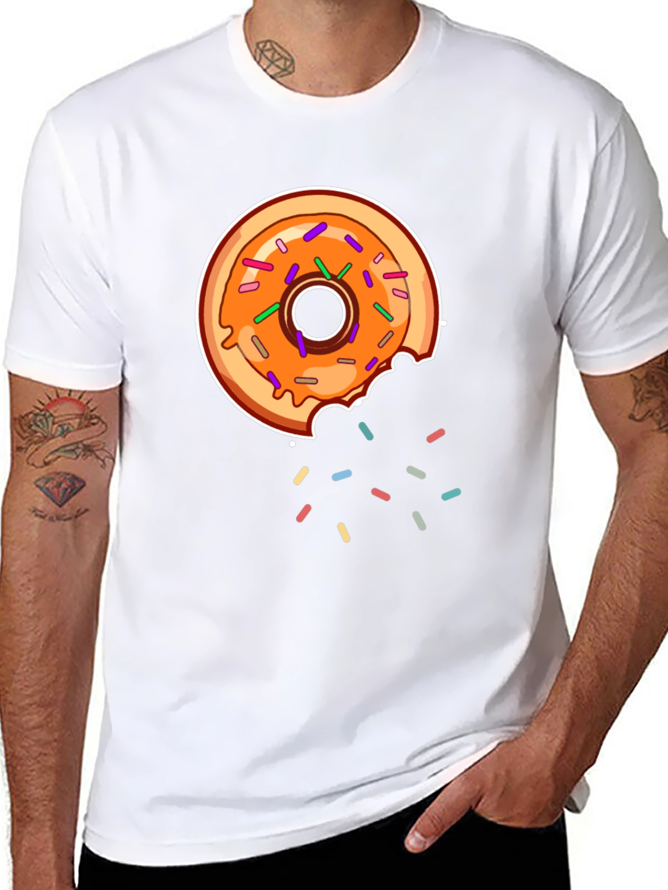 Donut Graphic Tee - Sweet Treat Style!