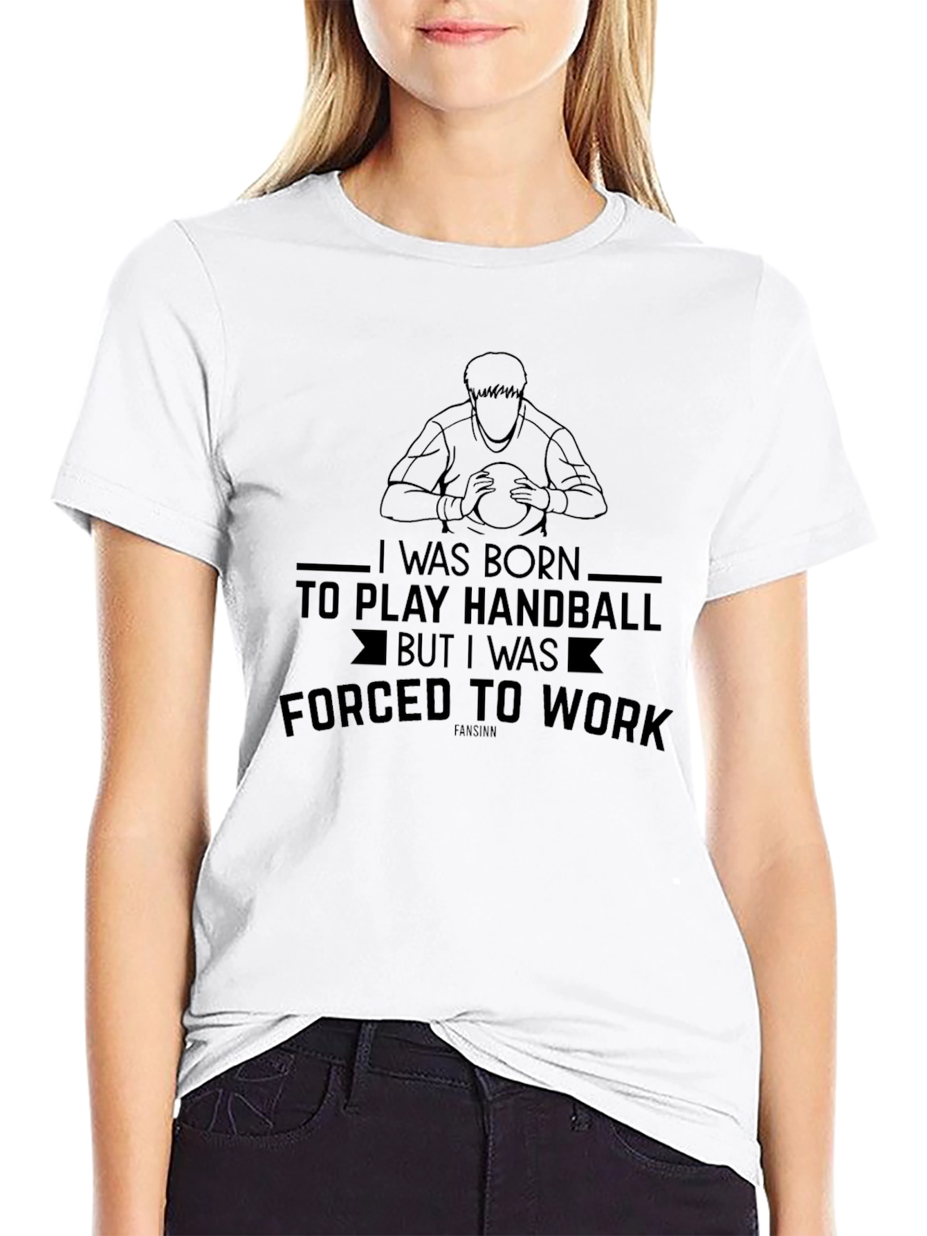 Handball Player Graphic T-Shirt - Born to Play