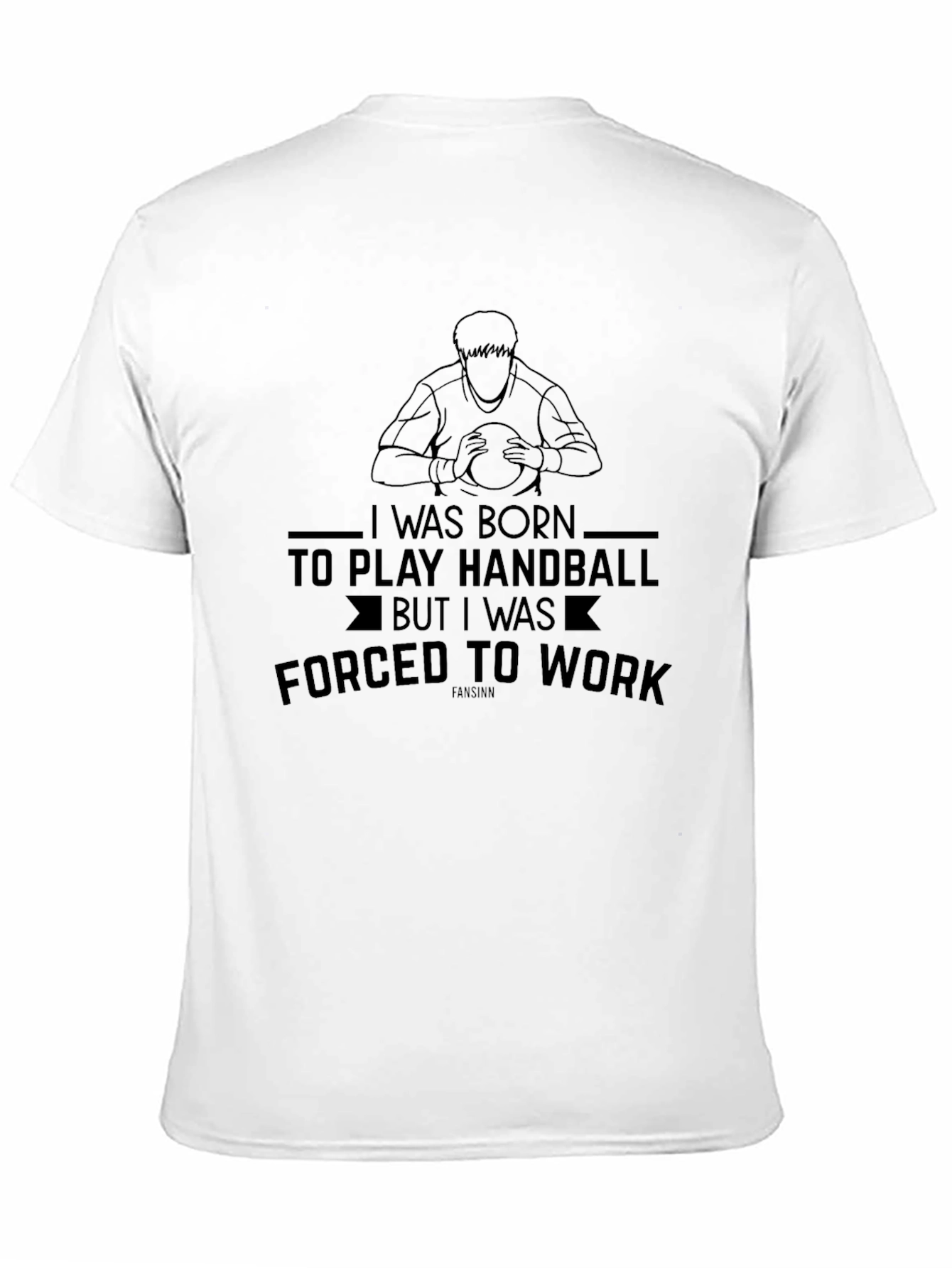 Handball Player Graphic T-Shirt - Born to Play