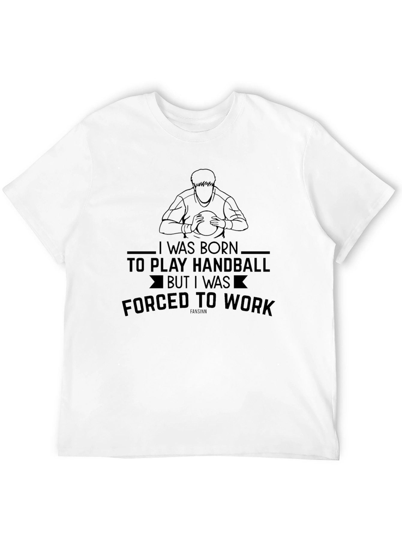 Handball Player Graphic T-Shirt - Born to Play