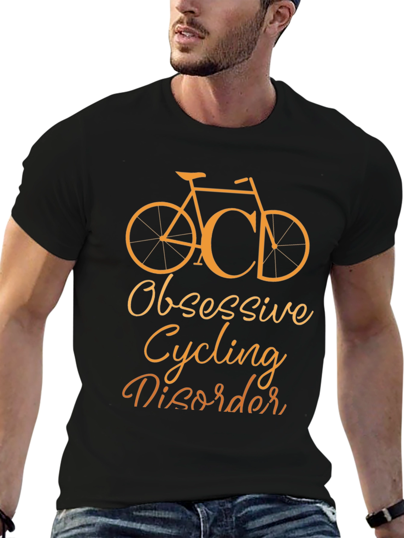 Obsessive Cycling Disorder T-Shirt - Black