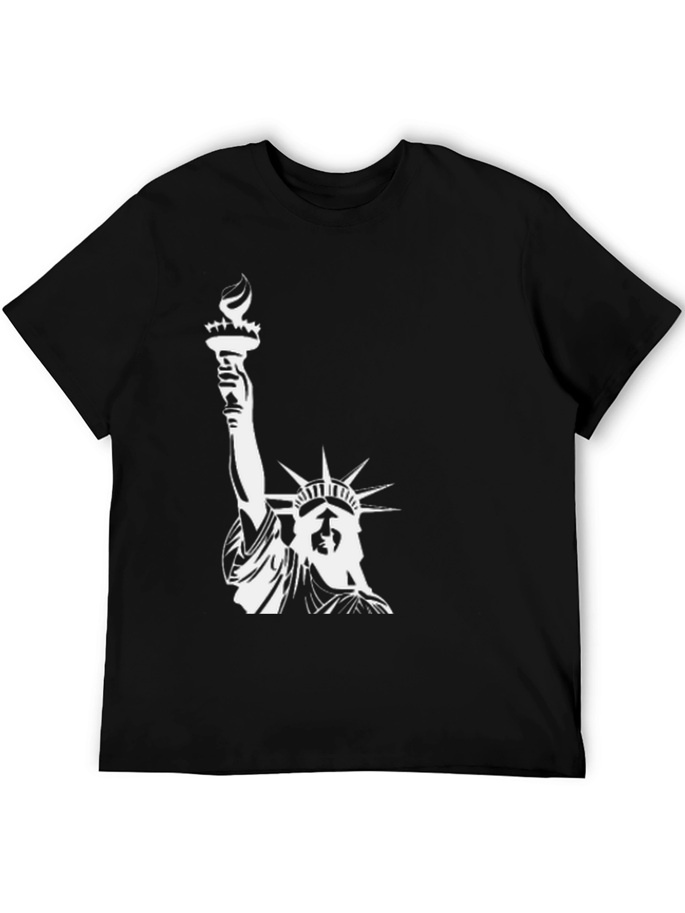 Statue of Liberty Graphic Tee - Black