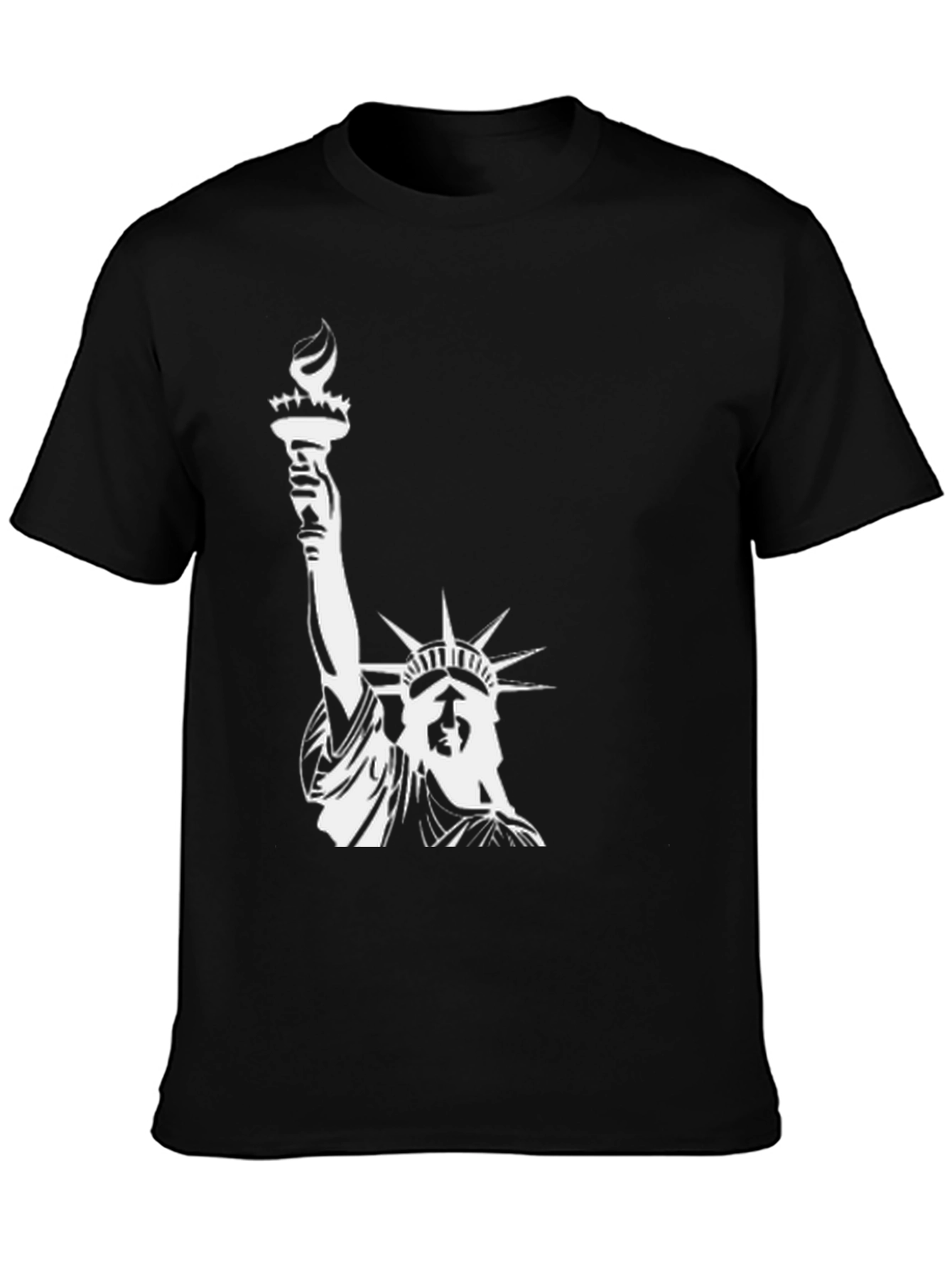 Statue of Liberty Graphic Tee - Black