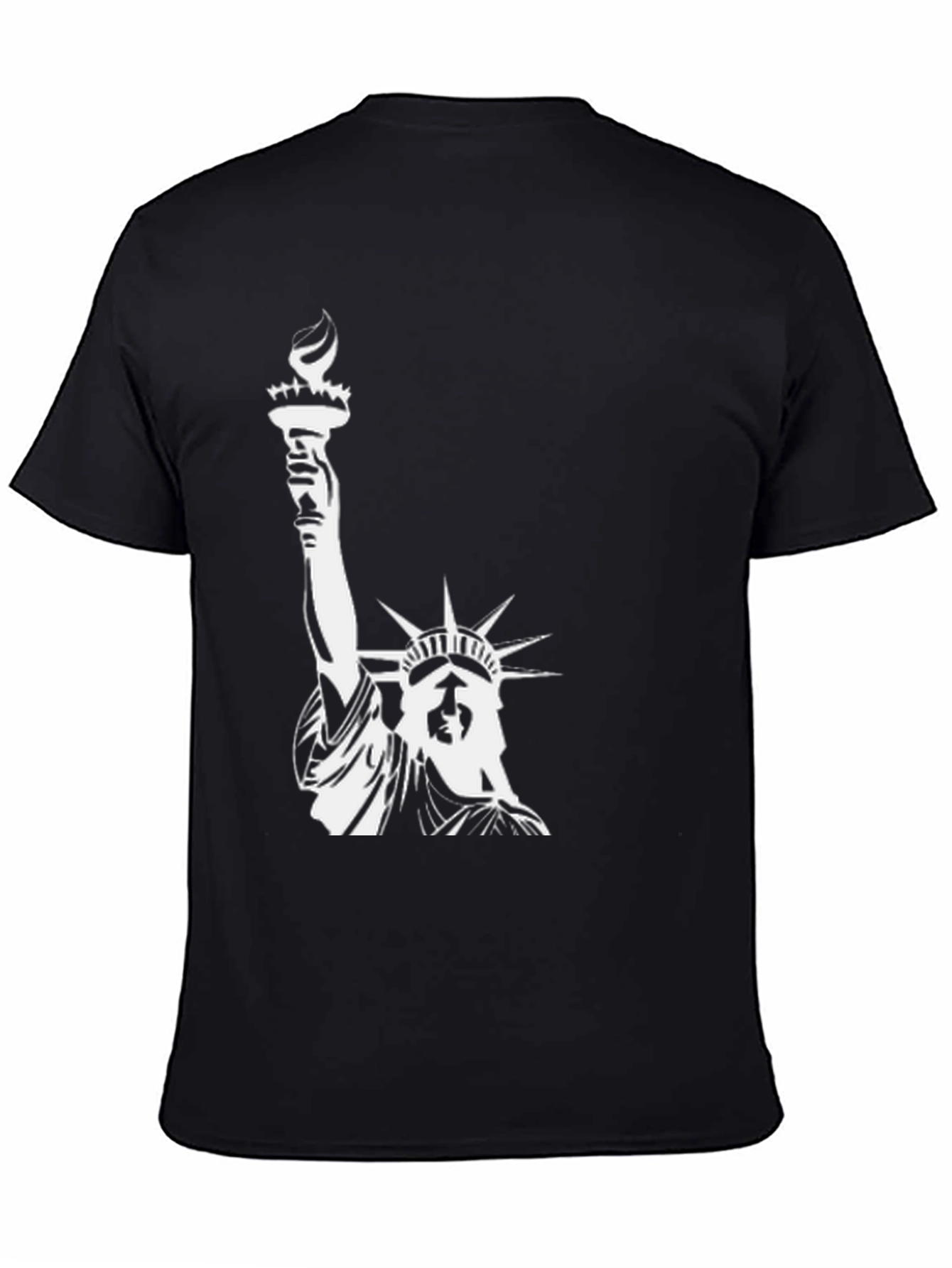 Statue of Liberty Graphic Tee - Black