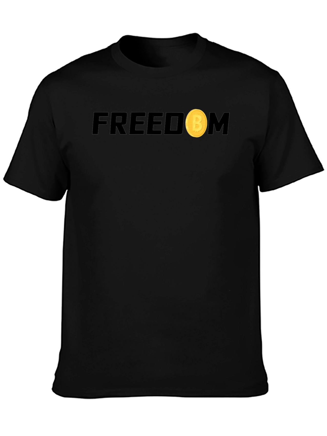 Freedom Bitcoin Graphic Tee - Crypto Enthusiast T-Shirt