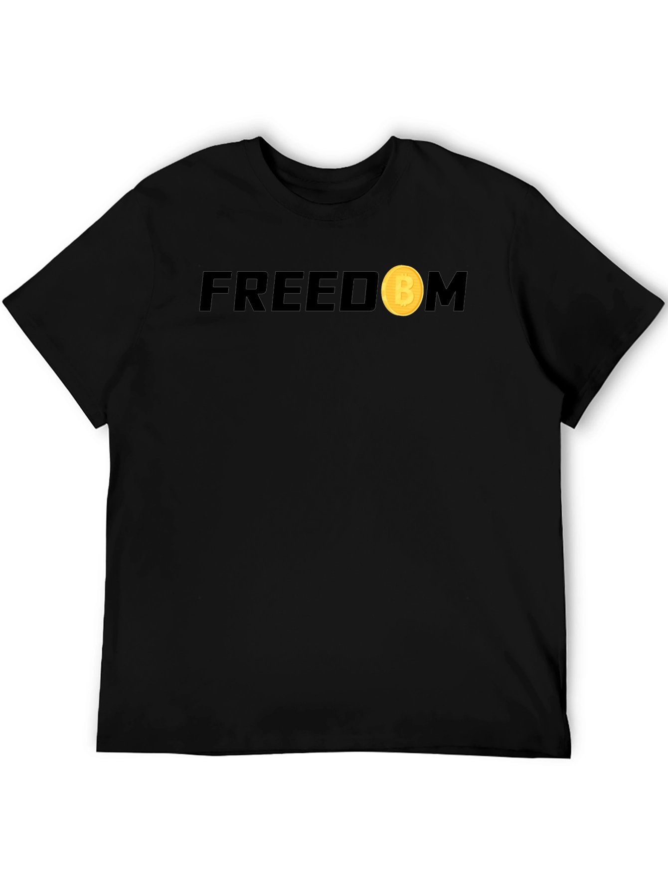 Freedom Bitcoin Graphic Tee - Crypto Enthusiast T-Shirt