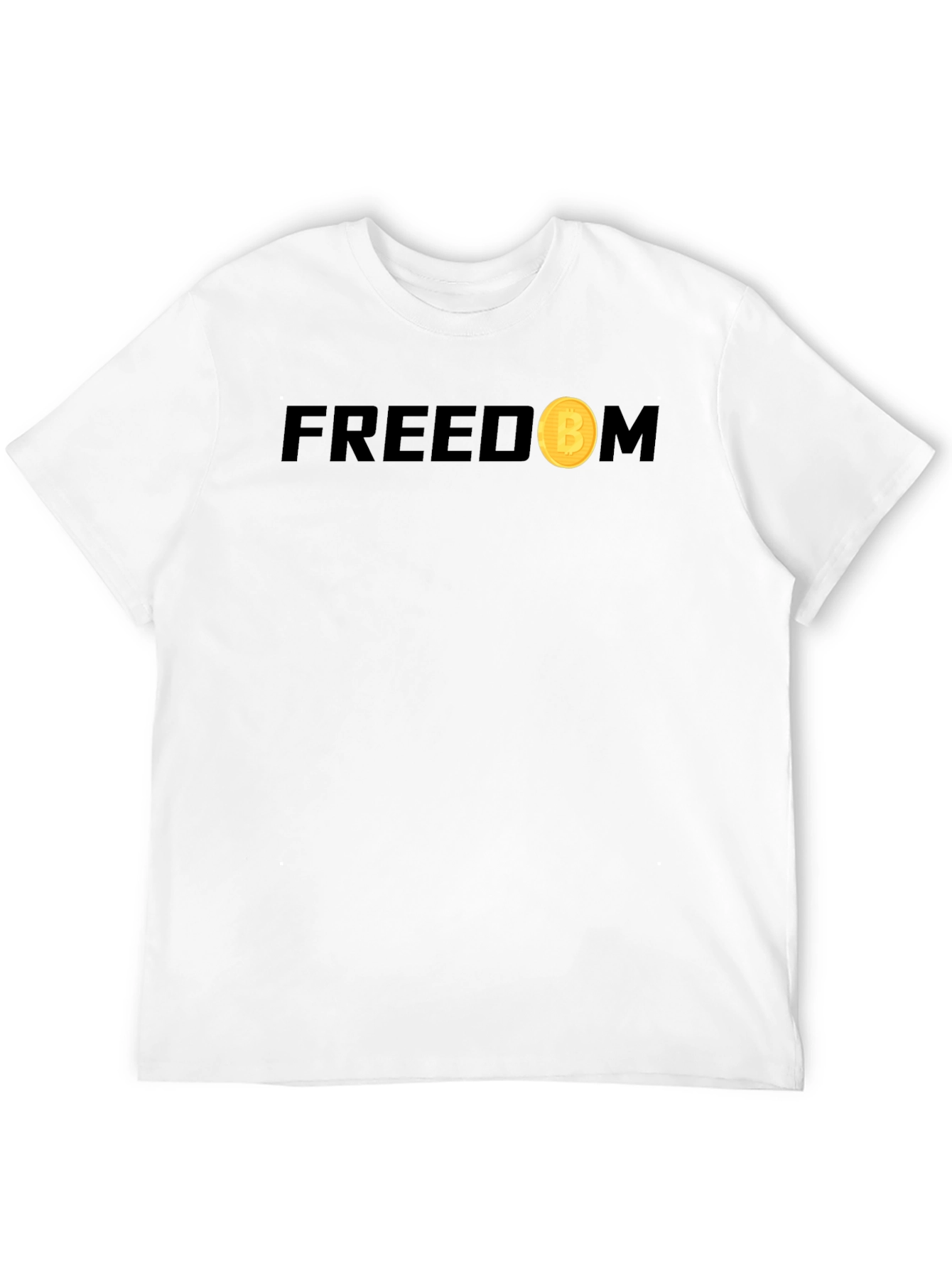 Freedom Bitcoin Graphic Tee - Crypto Enthusiast T-Shirt