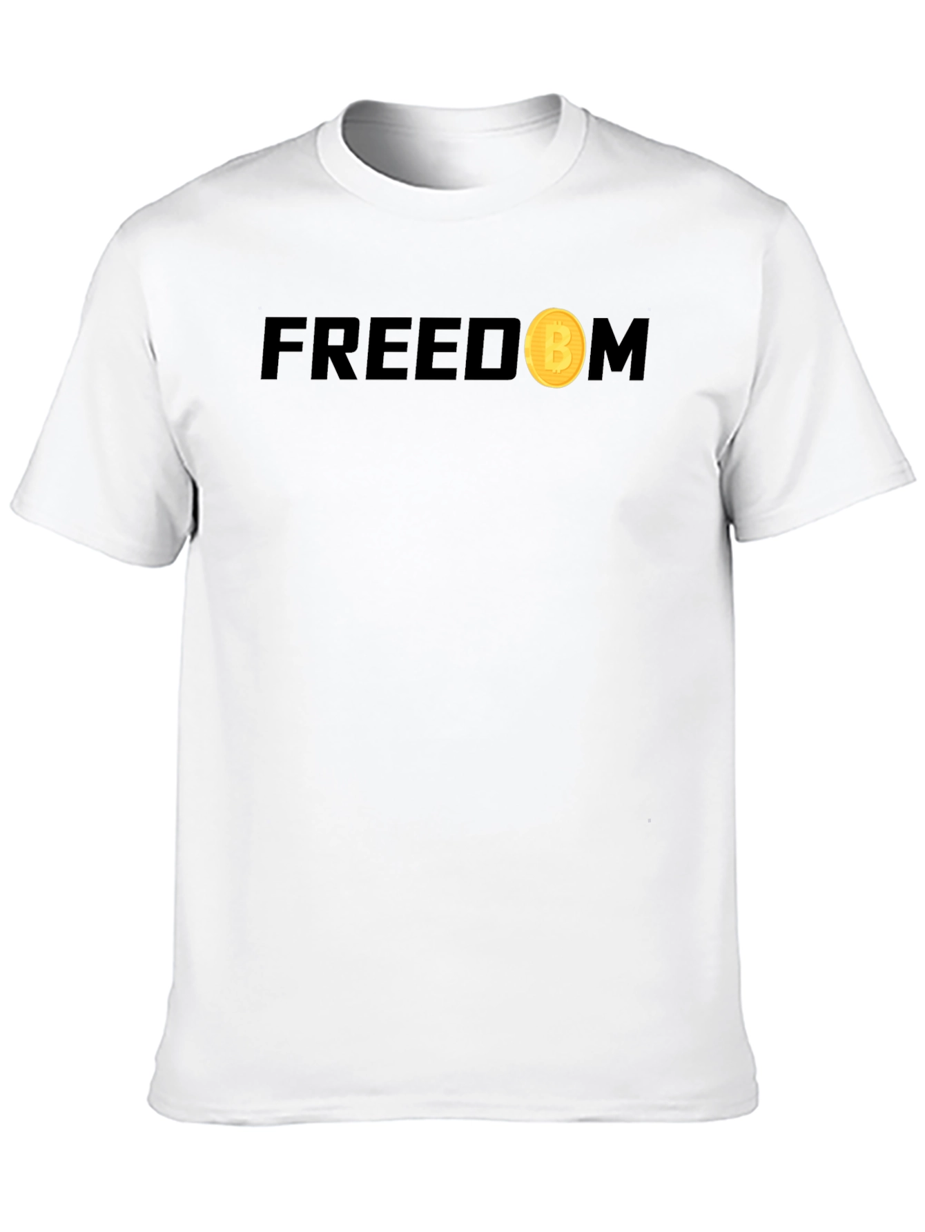 Freedom Bitcoin Graphic Tee - Crypto Enthusiast T-Shirt