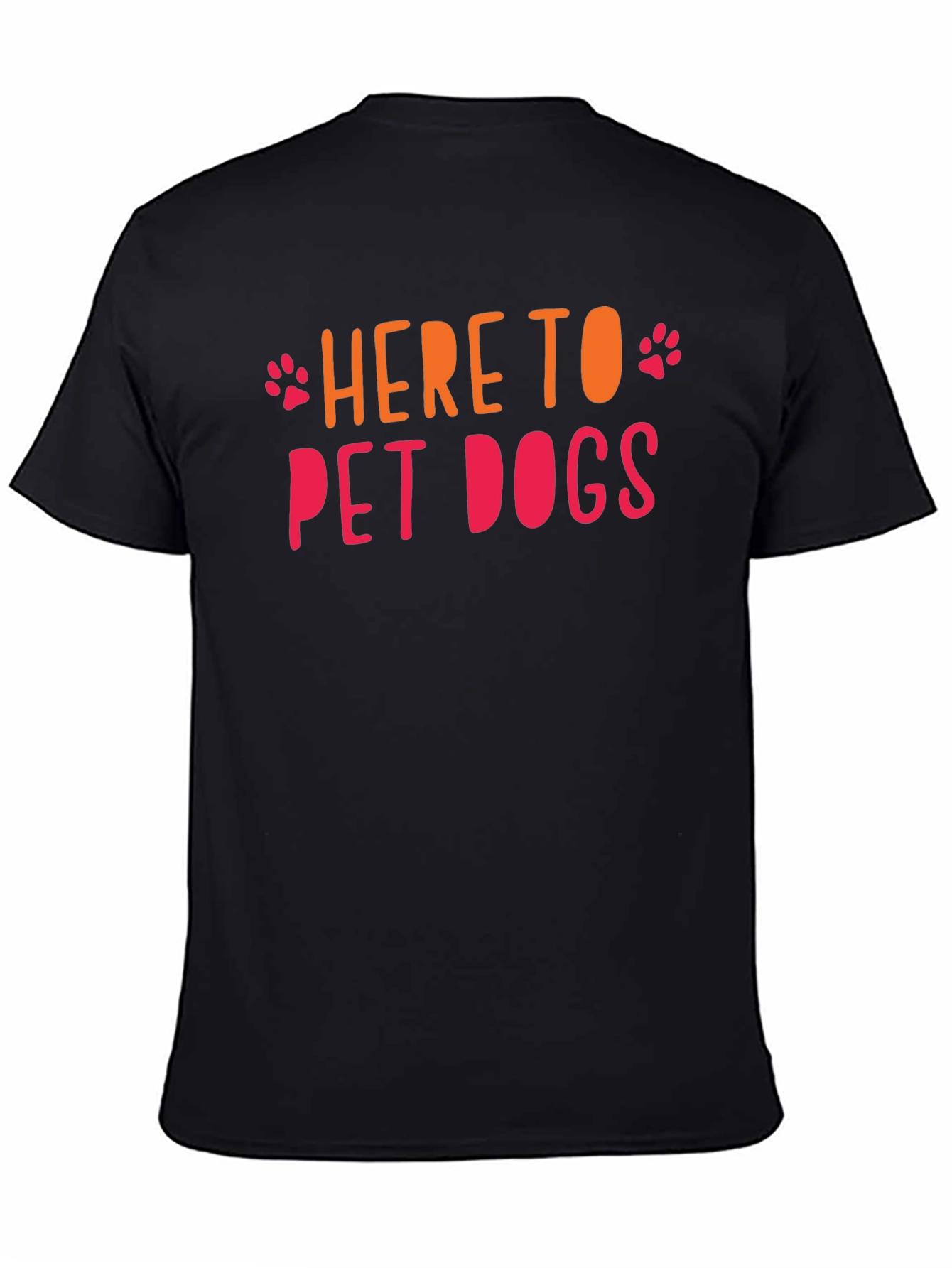 Here to Pet Dogs Graphic Tee