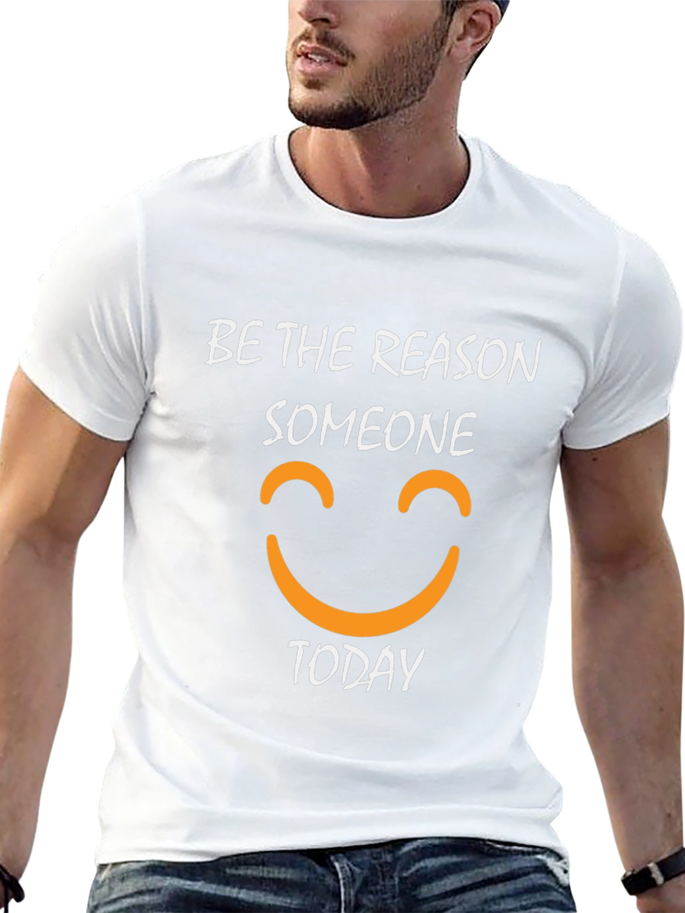 Be The Reason Someone Smiles Today Black T-Shirt