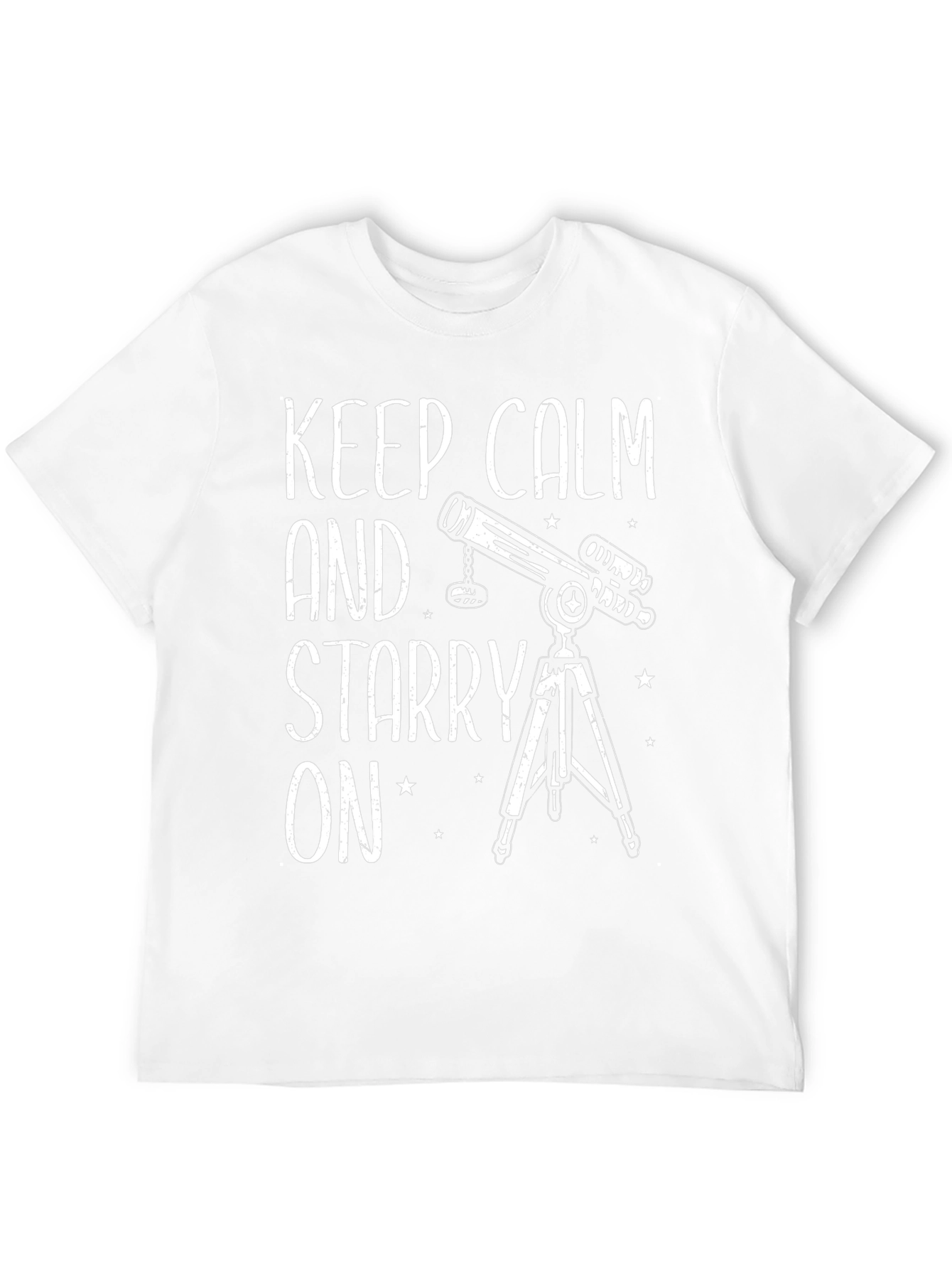 Keep Calm and Starry On Black Graphic Tee