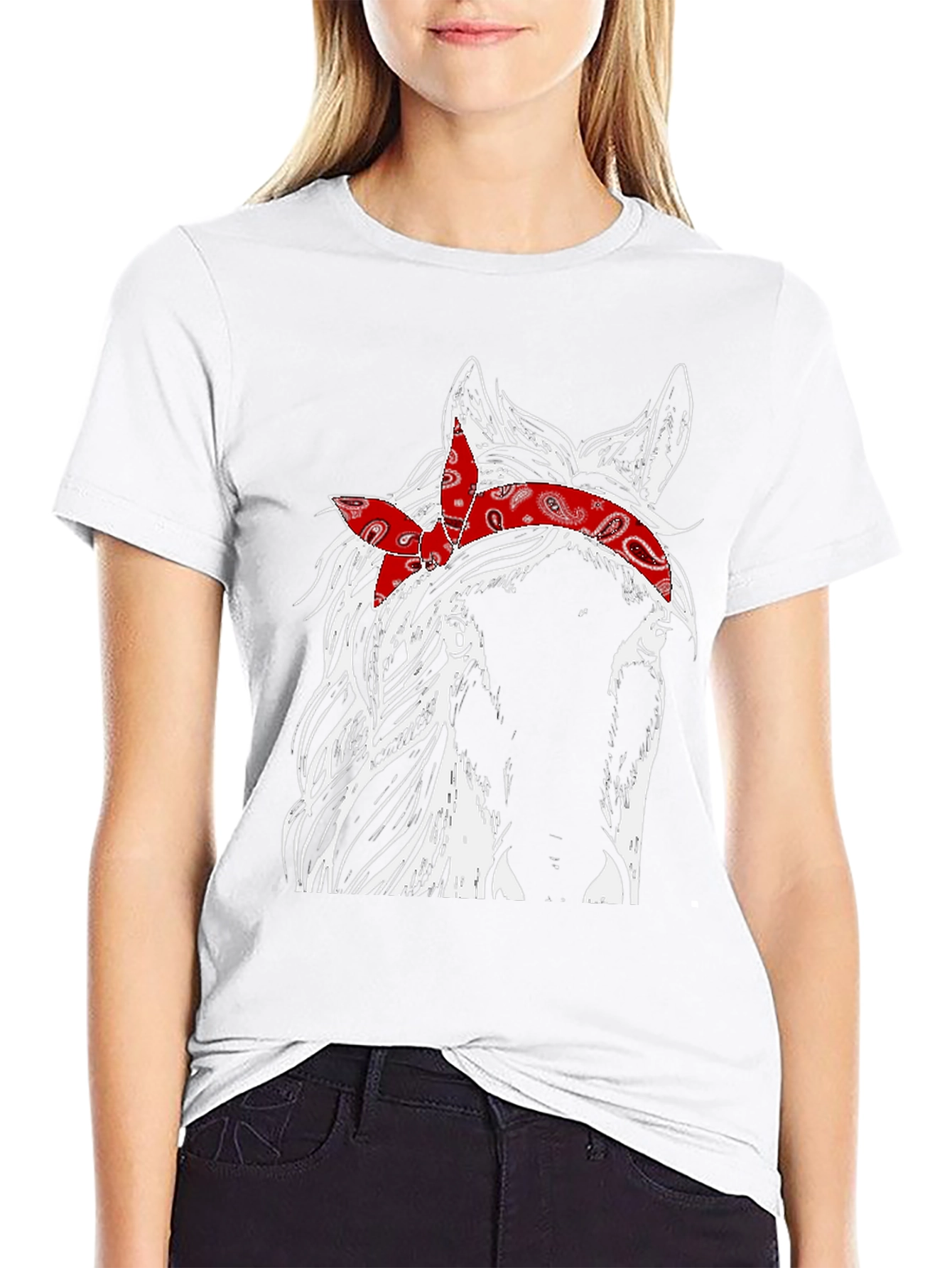 Horse Bandana Graphic Tee