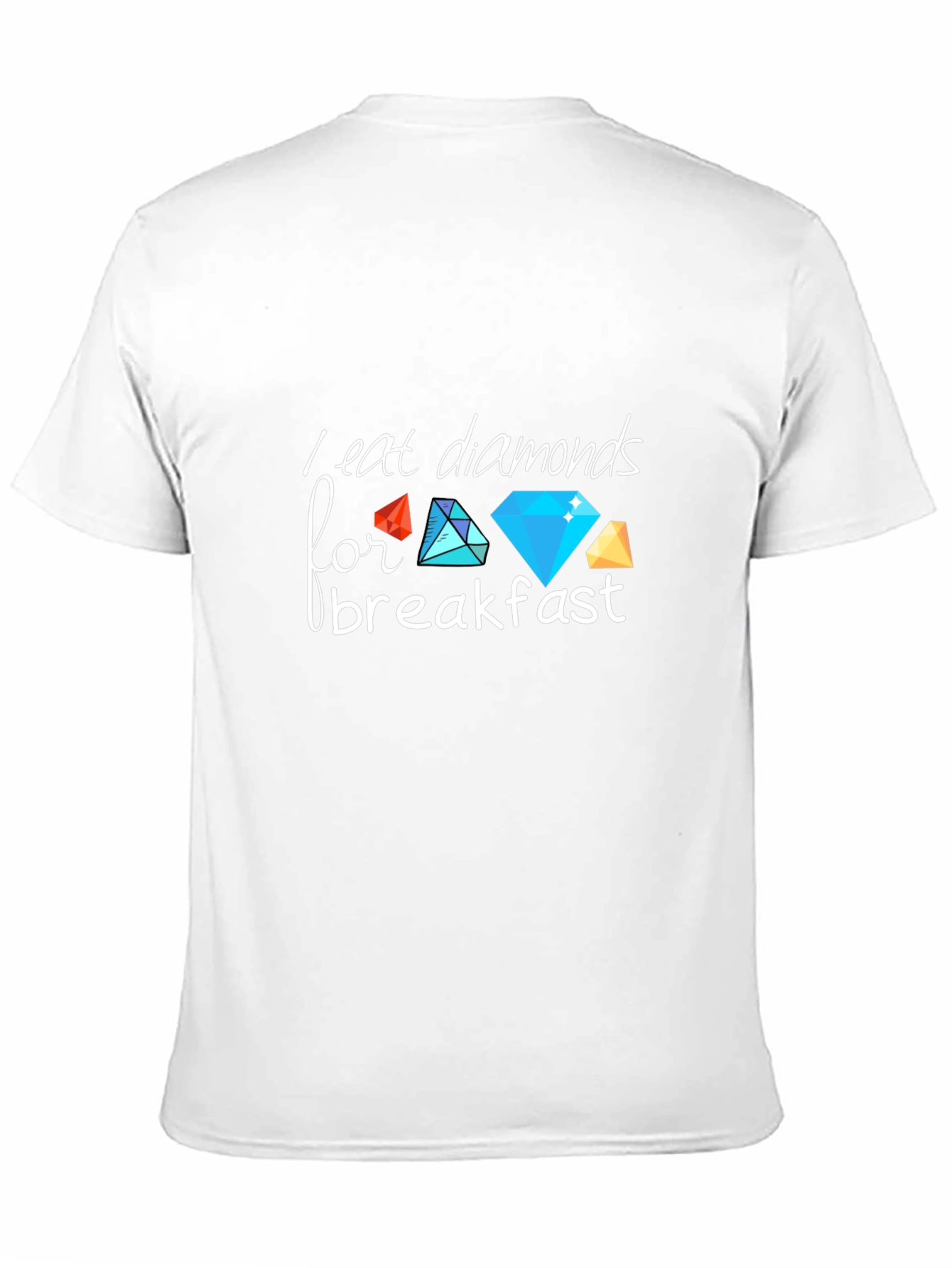 Diamond Breakfast T-Shirt - Black Graphic Tee