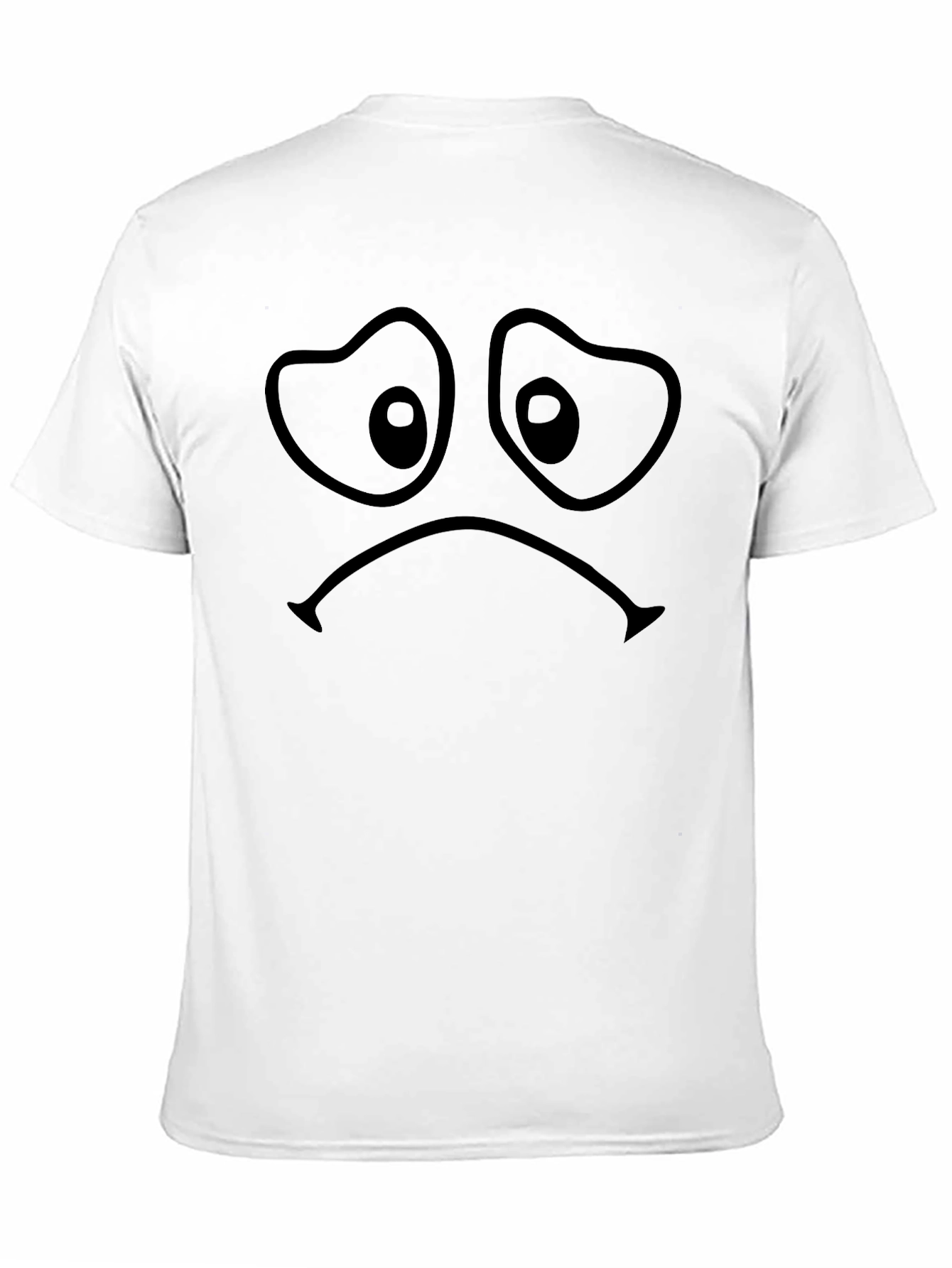 Sad Face Graphic T-Shirt - Unisex Comfort