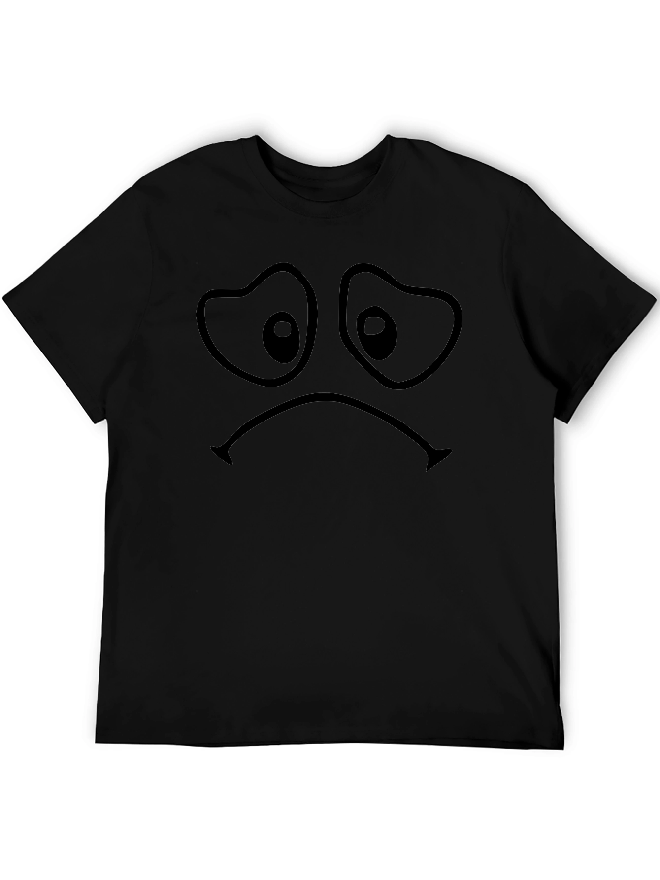 Sad Face Graphic T-Shirt - Unisex Comfort