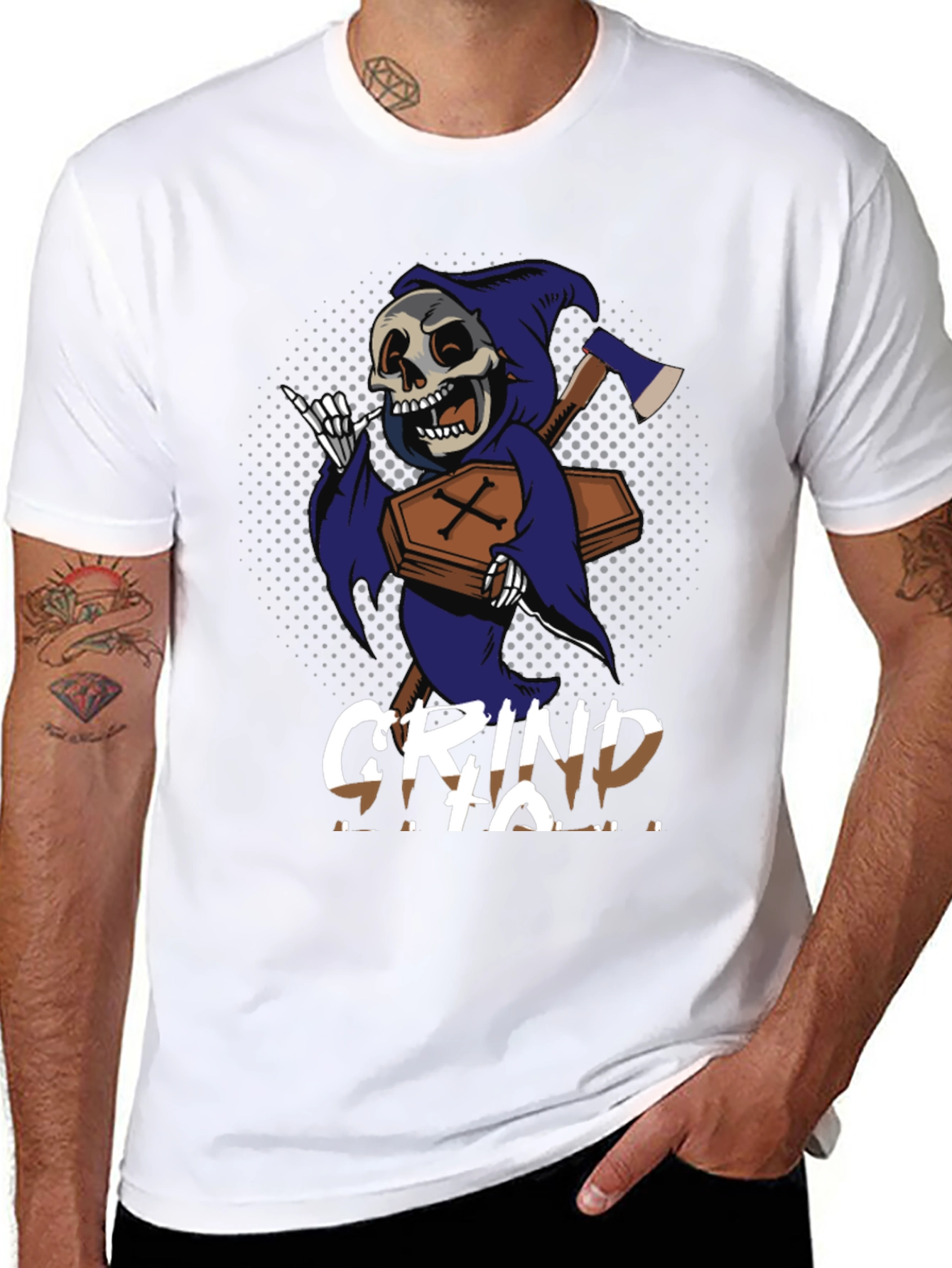 Grim Reaper Grind T-Shirt - Graphic Tee