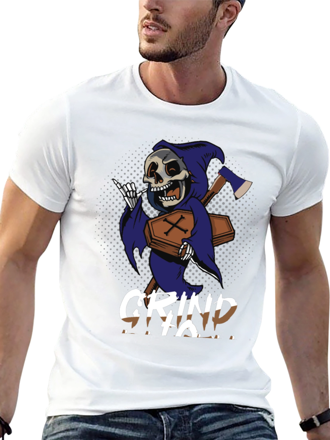 Grim Reaper Grind T-Shirt - Graphic Tee