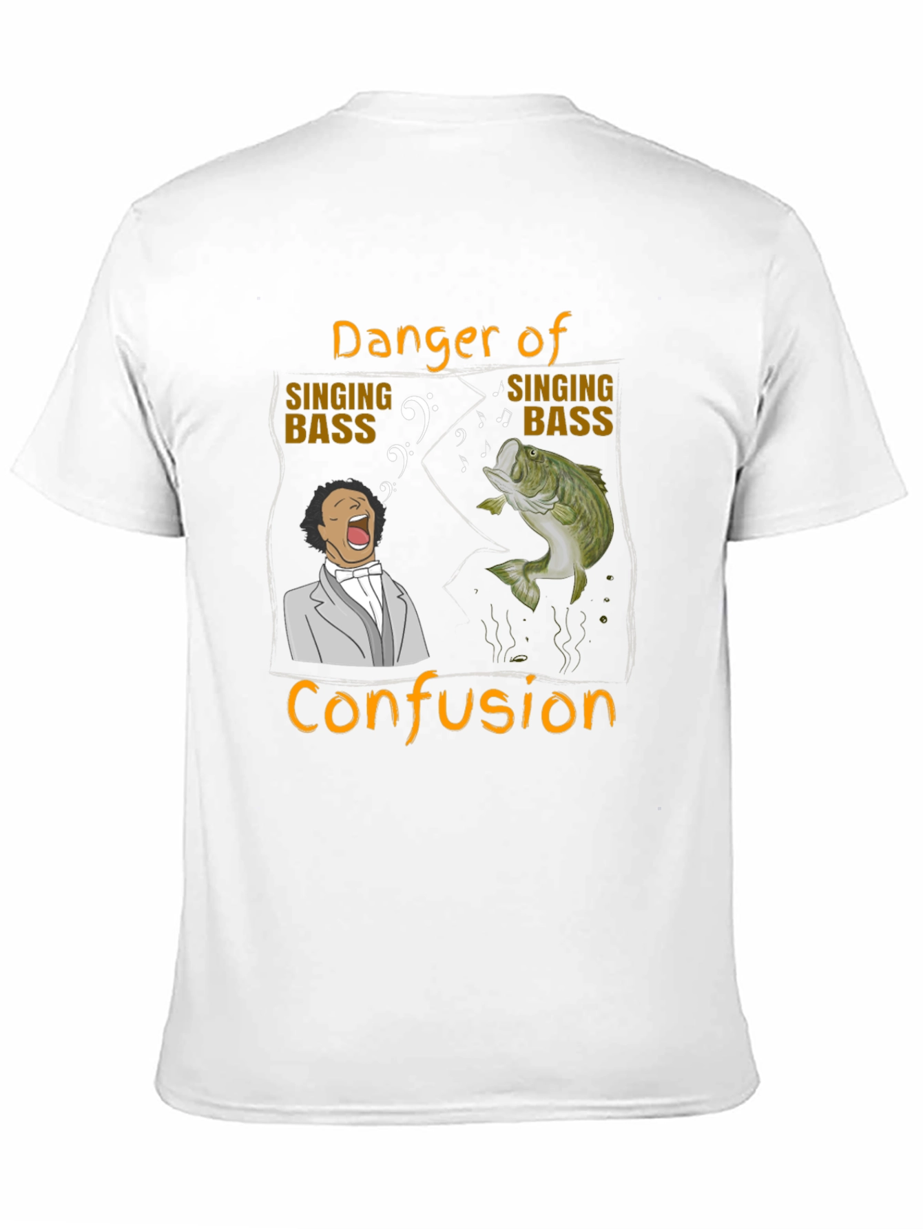 Danger of Singing Bass Confusion T-Shirt