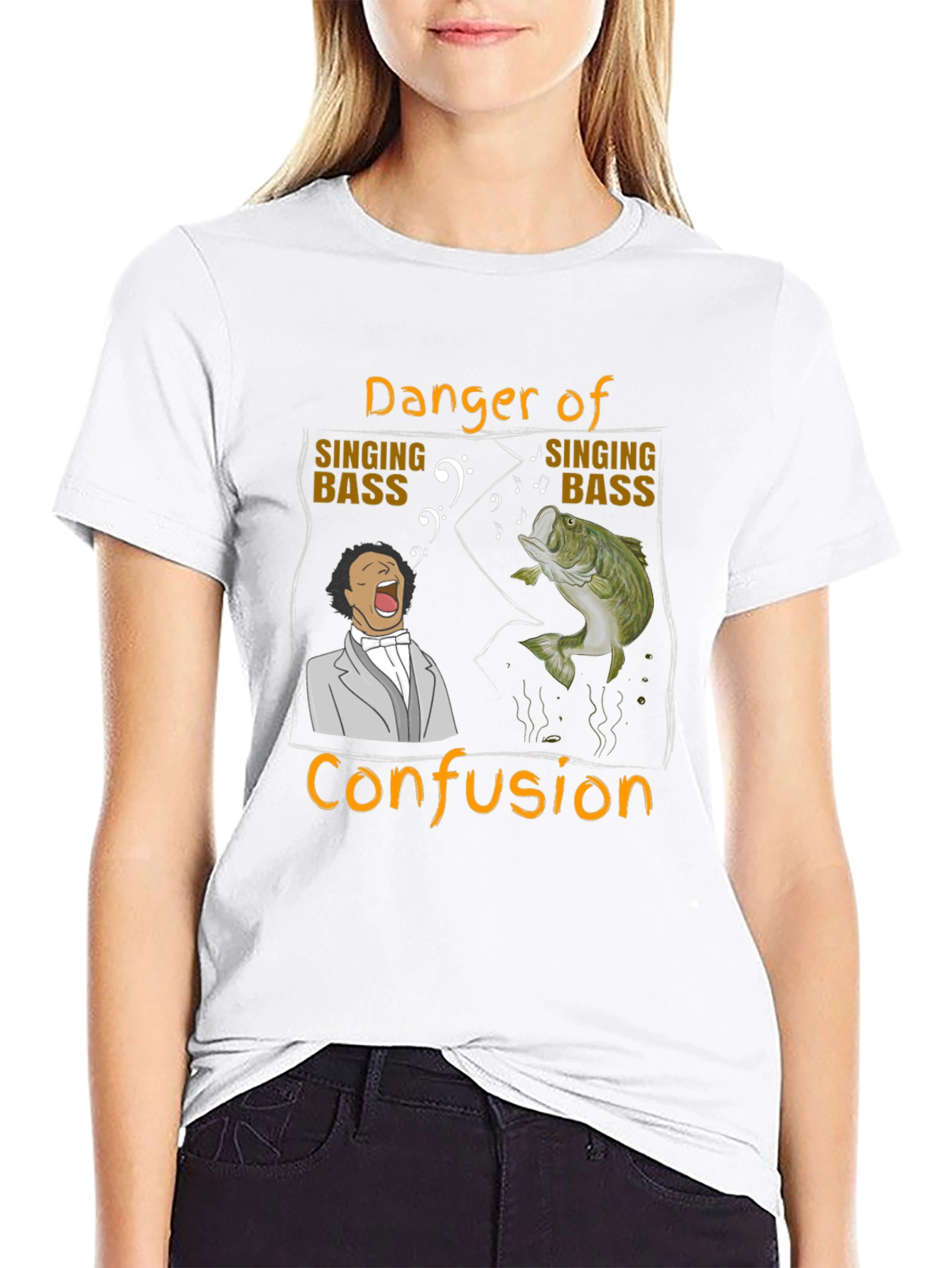 Danger of Singing Bass Confusion T-Shirt