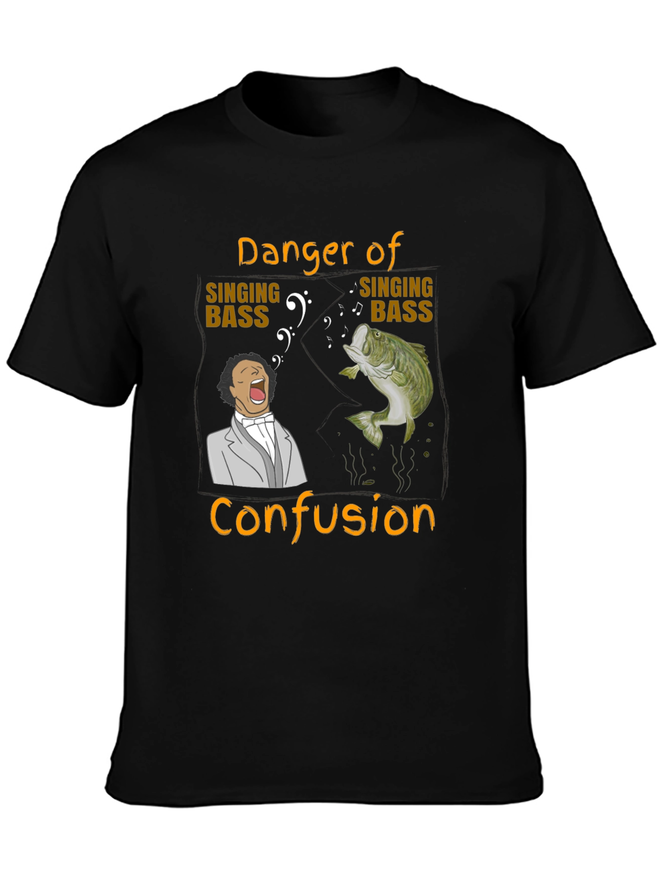 Danger of Singing Bass Confusion T-Shirt
