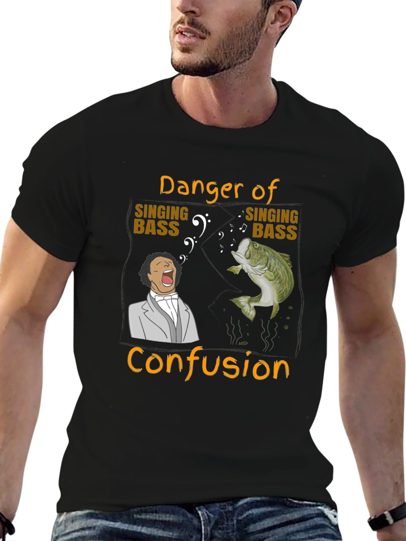 Danger of Singing Bass Confusion T-Shirt