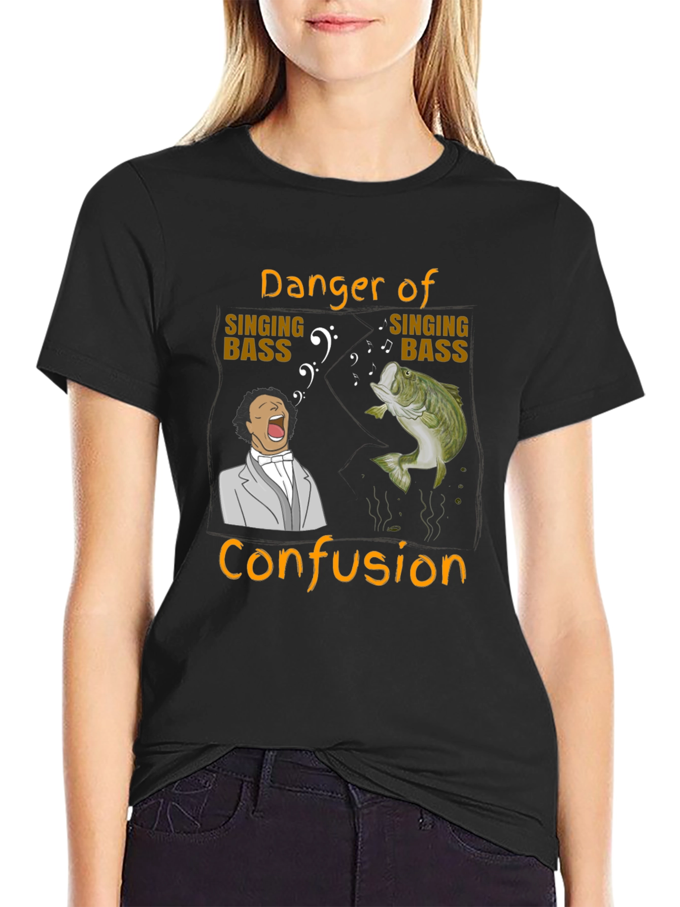 Danger of Singing Bass Confusion T-Shirt