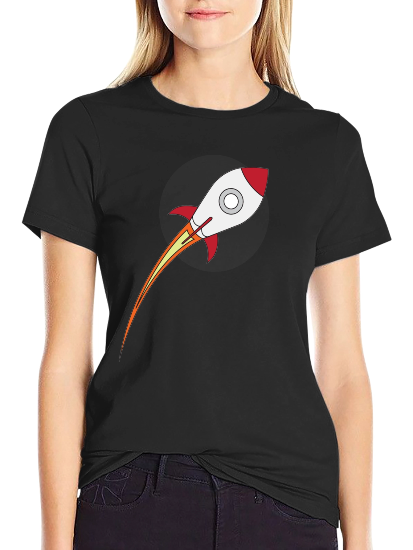 Rocket Graphic T-Shirt - Stylish Space Tee