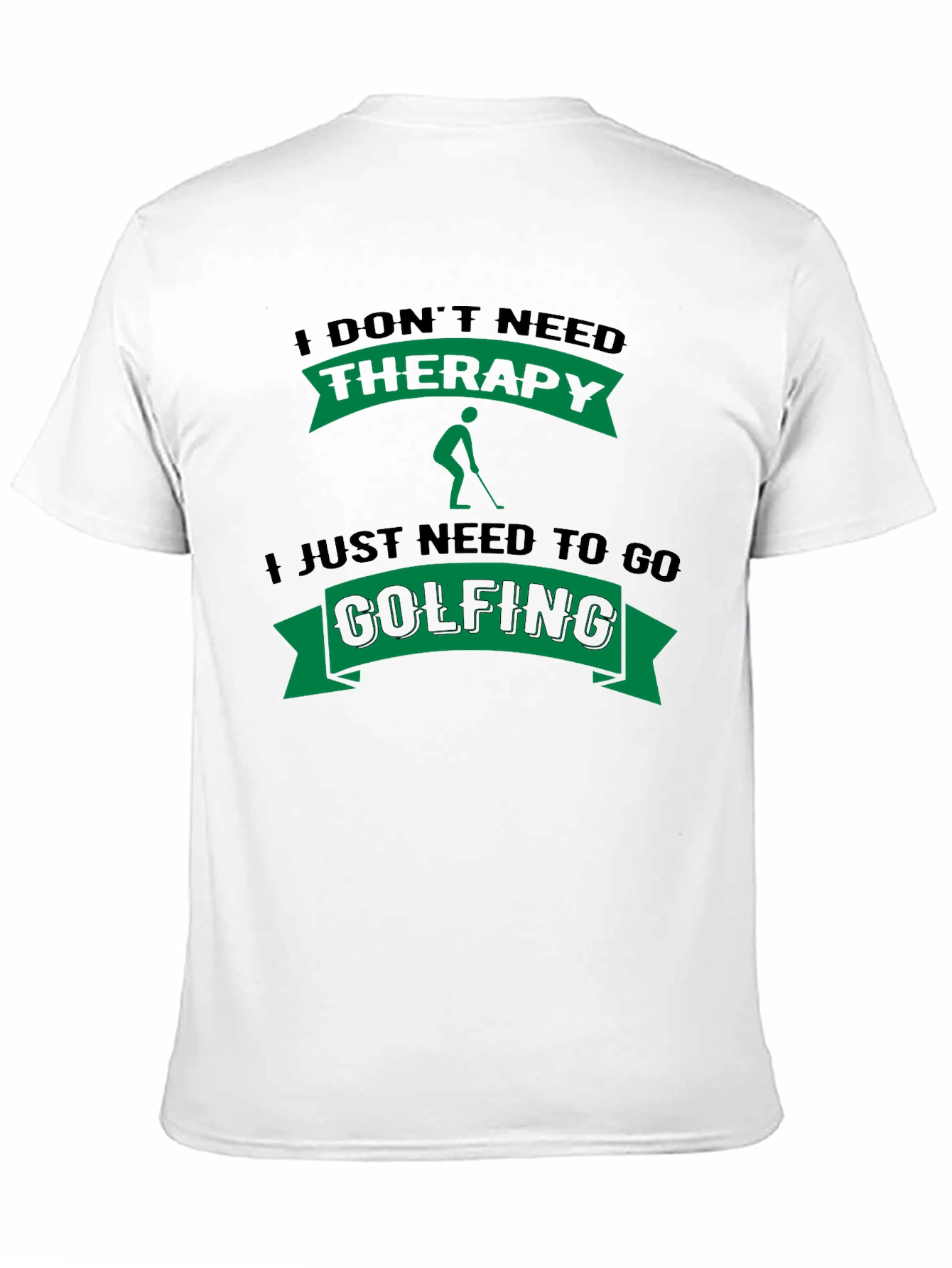 Golf Therapy T-Shirt Funny Golfing Tee