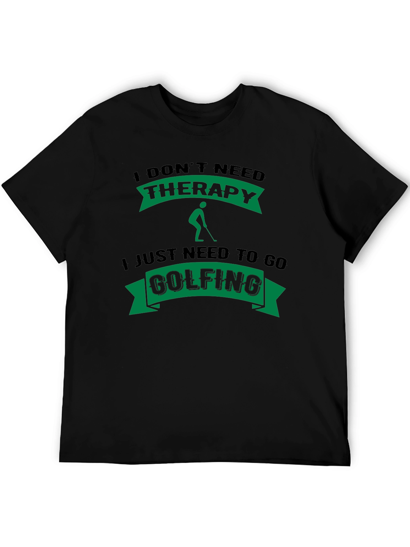 Golf Therapy T-Shirt Funny Golfing Tee