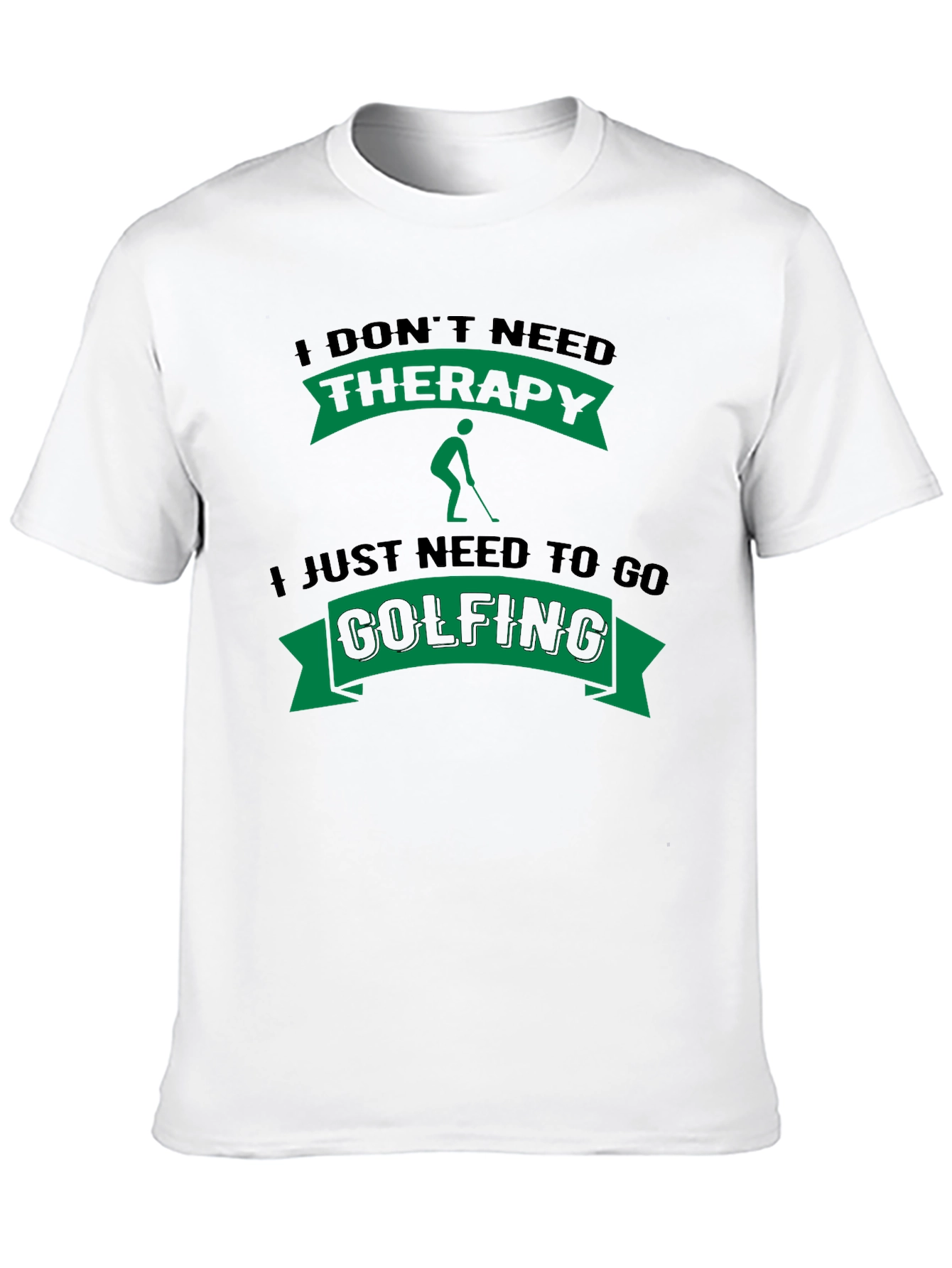 Golf Therapy T-Shirt Funny Golfing Tee