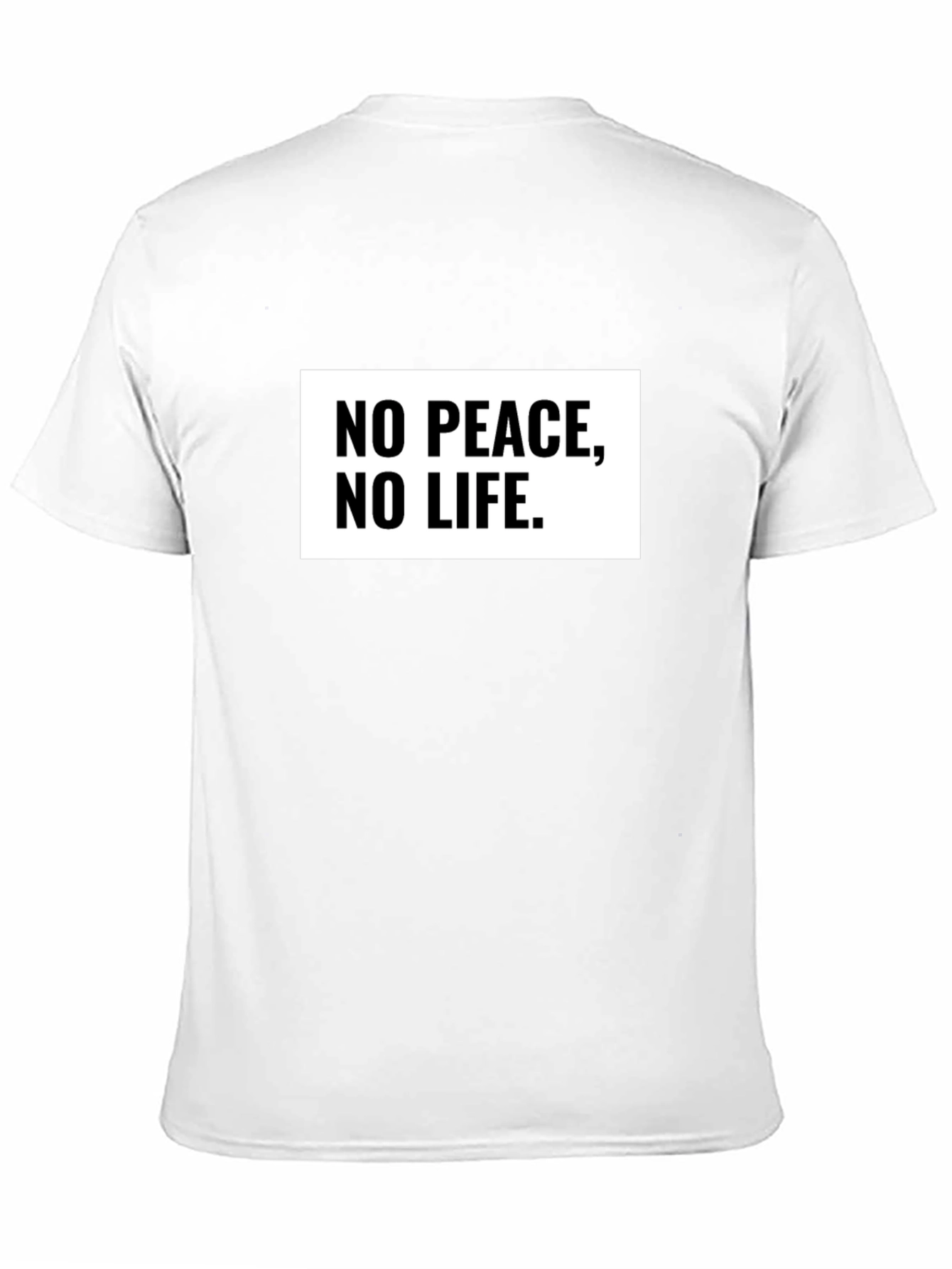 No Peace No Life Graphic Tee - Black